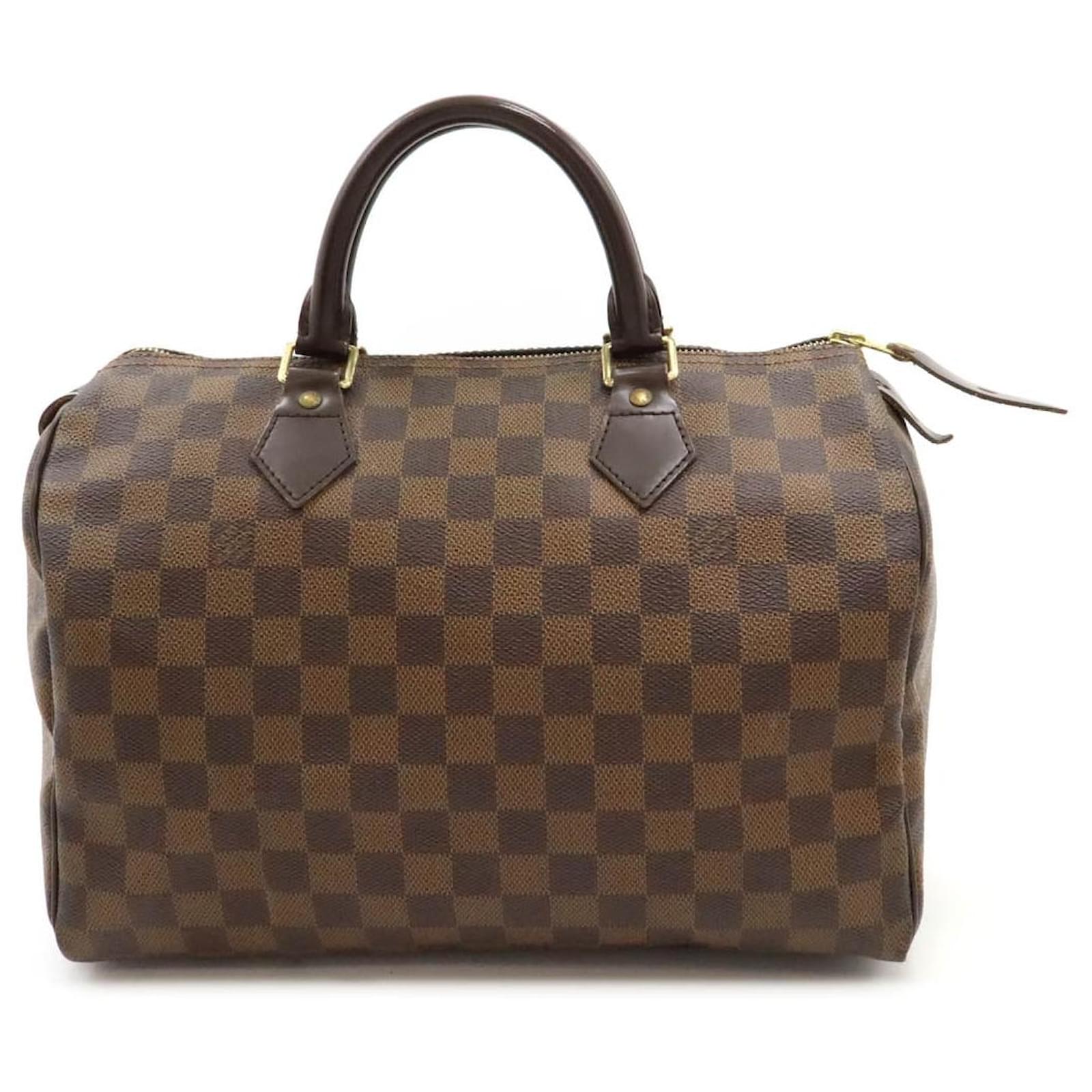 Louis Vuitton Speedy 30 Damier Handtasche Braun Leinwand
