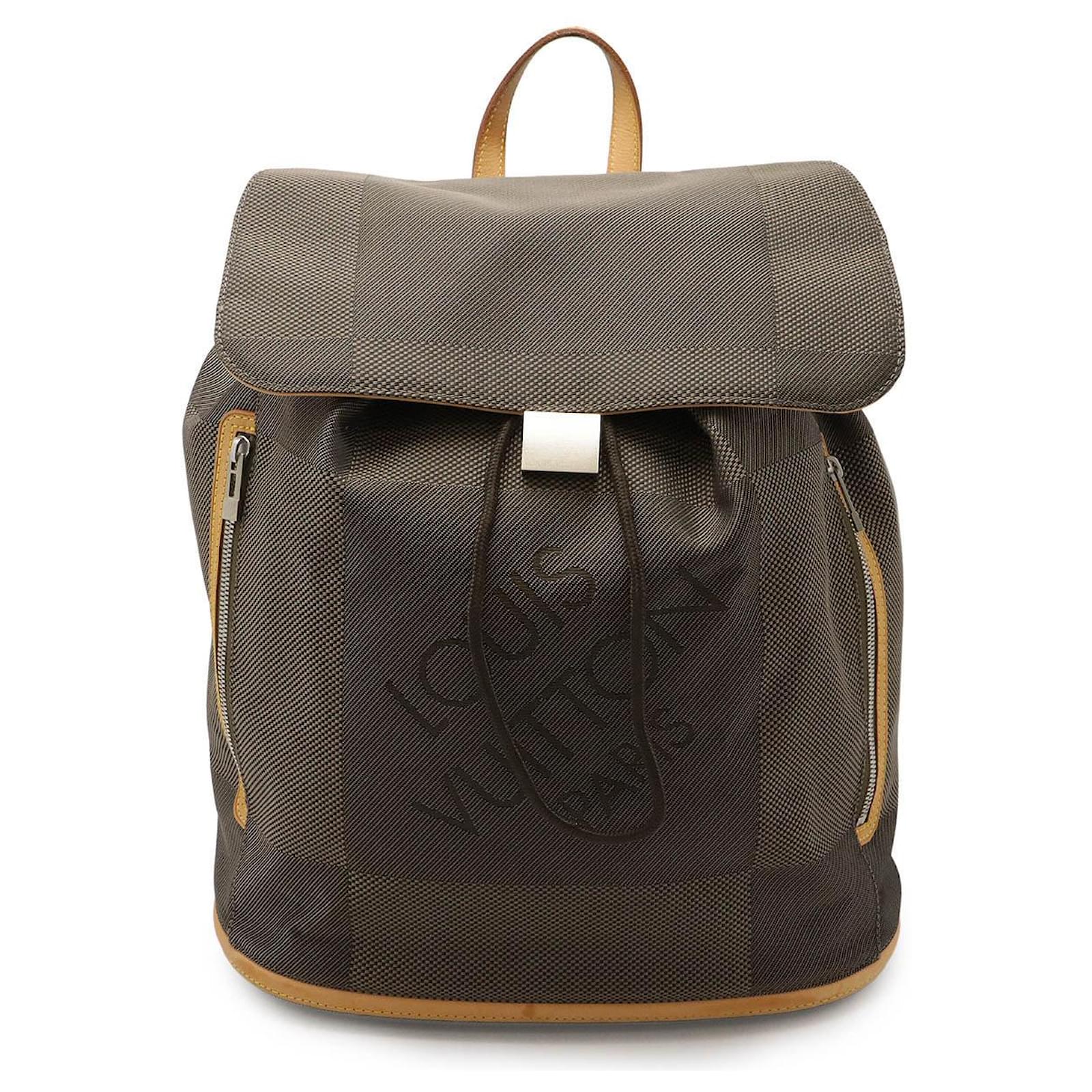 brown damier louis vuitton backpack Jake Backpack/Daypack P14540 NUIR VINTAGE this model can be carried several ways Louis Vuitton Soho Damier Ebene