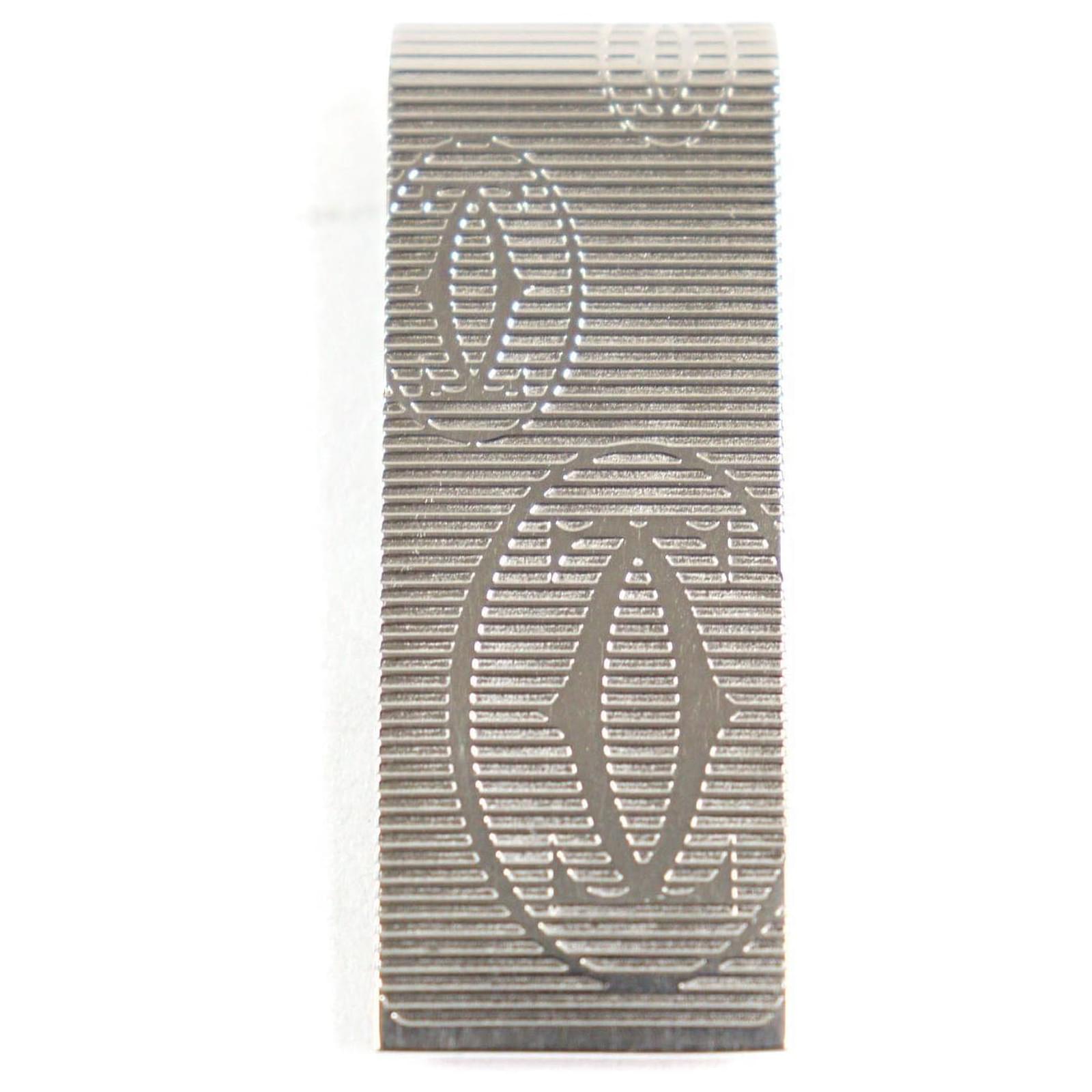 Cartier Happy Birthday 2C Decor Logo Engraved Bill Clip Silvery Metal ...