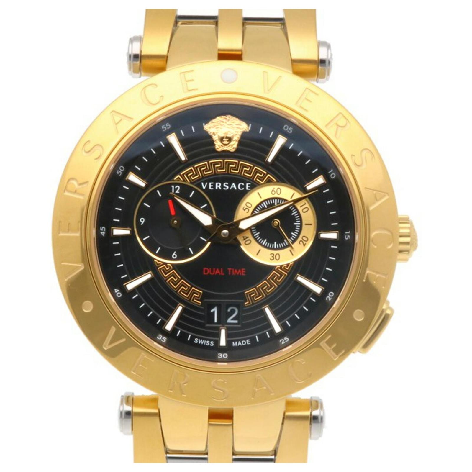 Versace V Race Dual Time Watch ref.JC2433372 (Sold) - Joli Closet