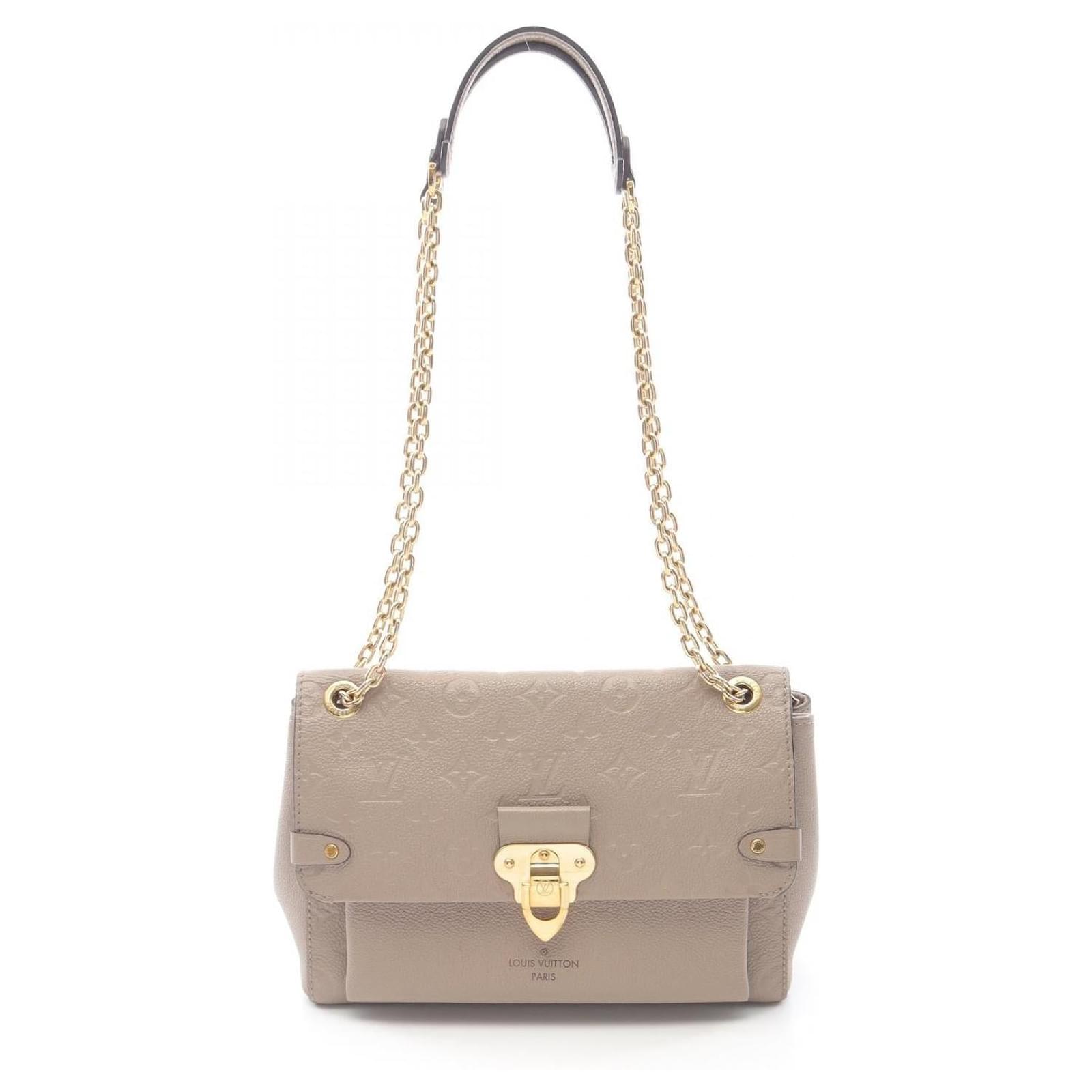 Louis Vuitton Vavin PM Monogram Empreinte Shoulder Bag Beige