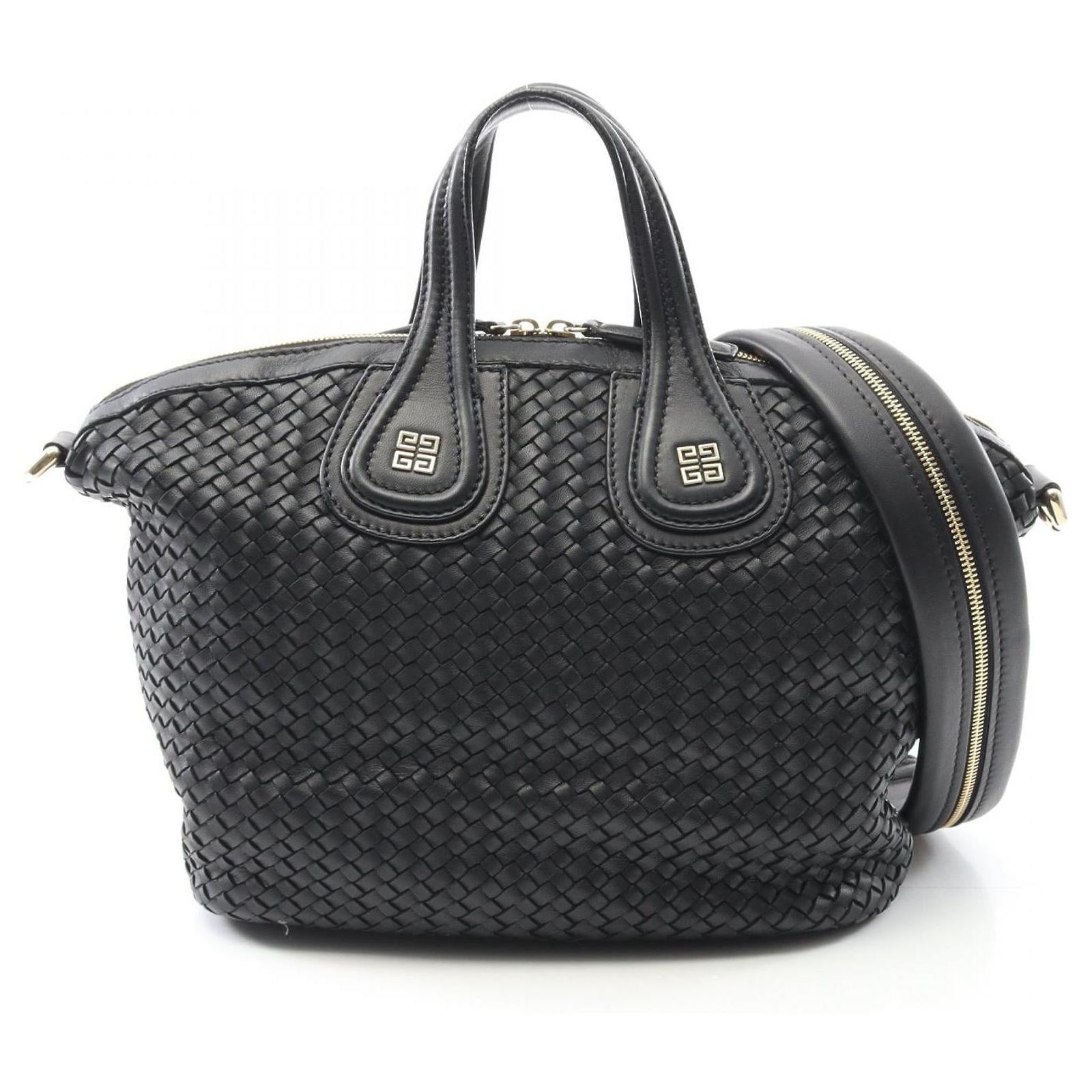 Givenchy Nightingale Calf Leather 2way Bag Black ref.JC2434608 