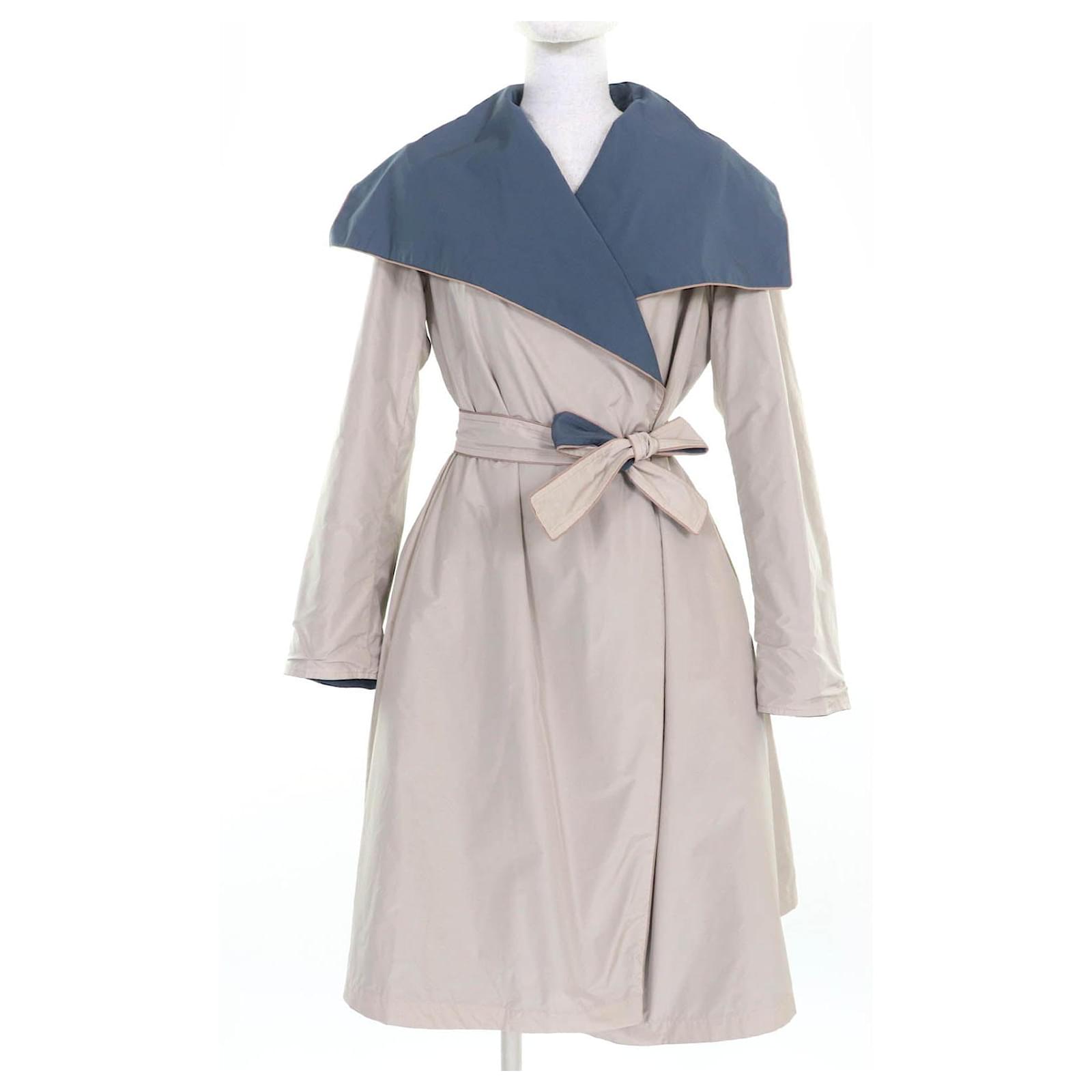 Cappotto reversibile in poliestere Max Mara CITY Beige