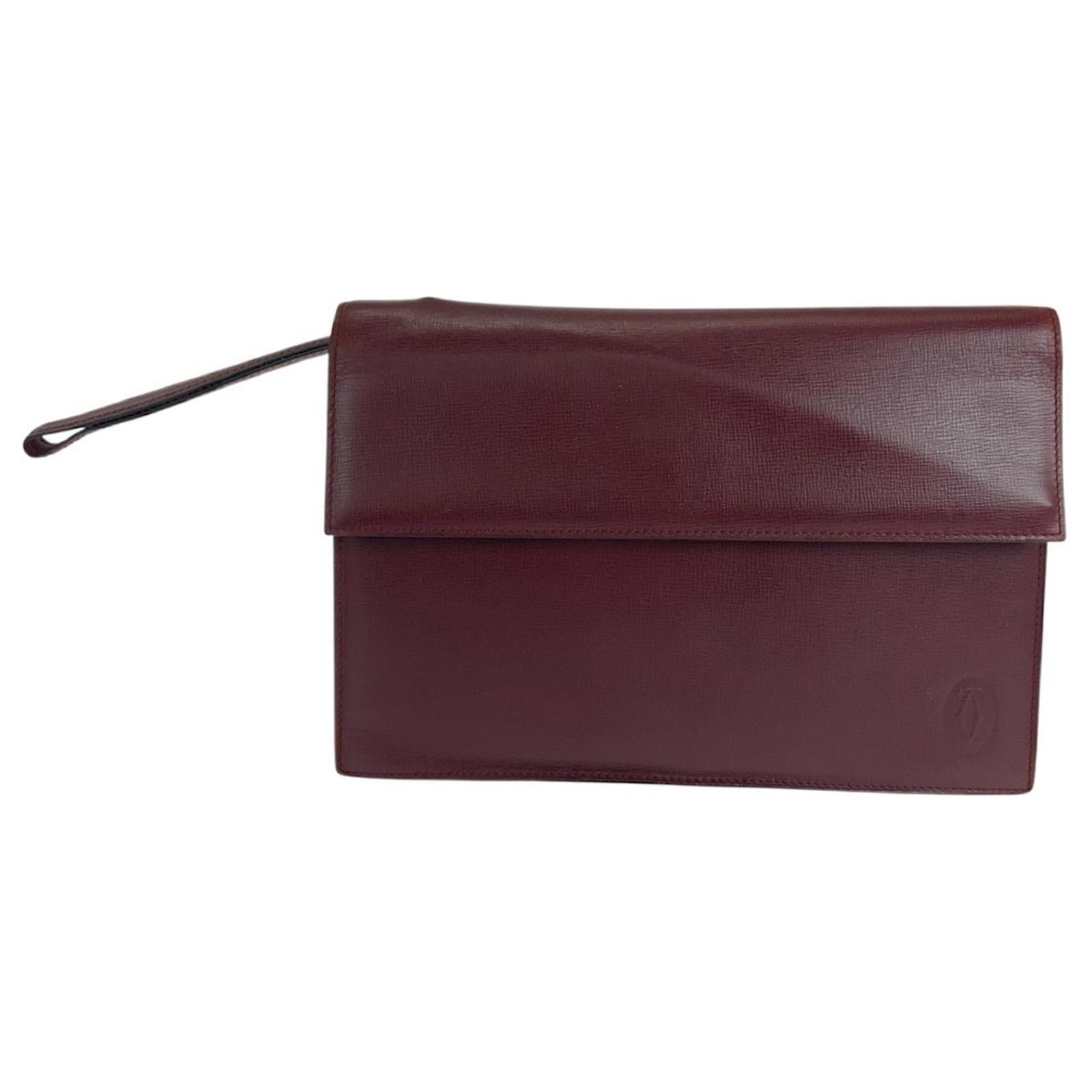 Cartier Must line Dark red Leather ref.2438386 - Joli Closet
