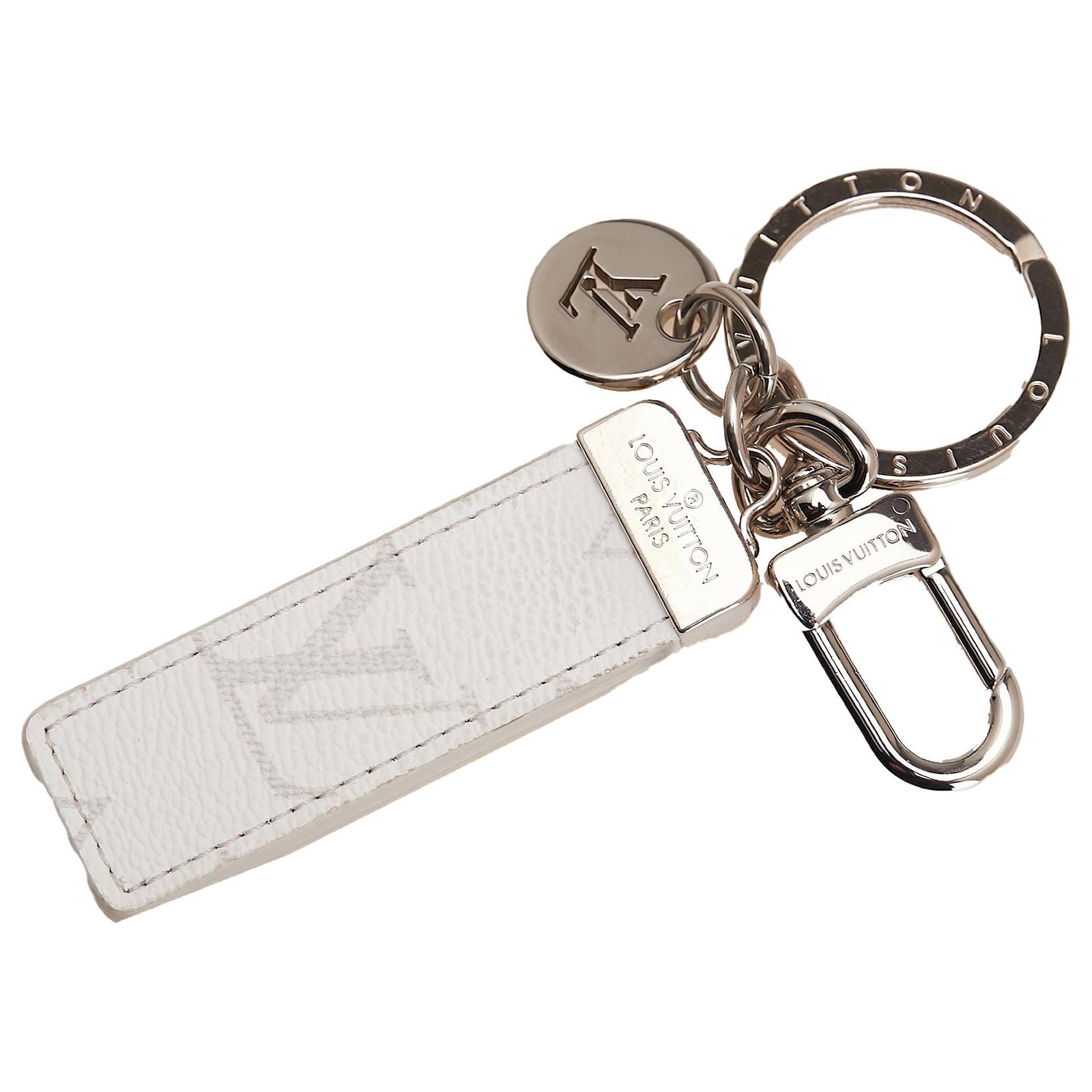 Louis Vuitton White Monogram and Taiga Neo LV Club Bag Charm and