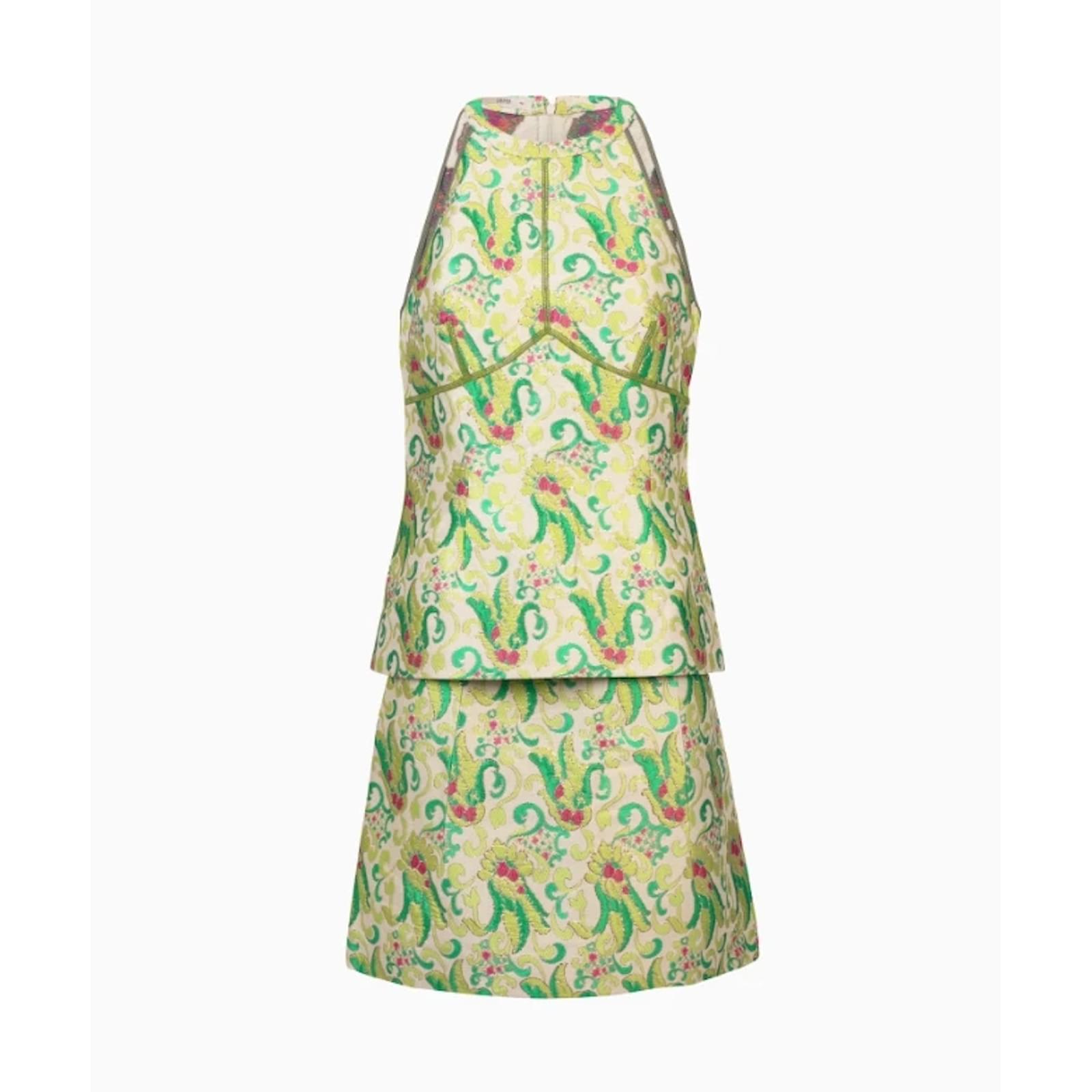 Prada evening dress, Baroque Pastel model SS2003. Green Silk ref.2439809 -  Joli Closet