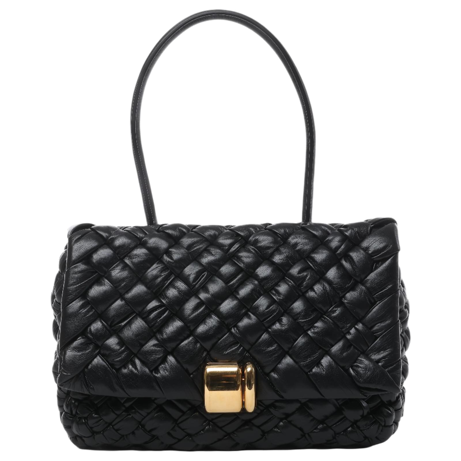 Bottega Veneta Leder Geflochtene Rumple Desiree Schultertasche in