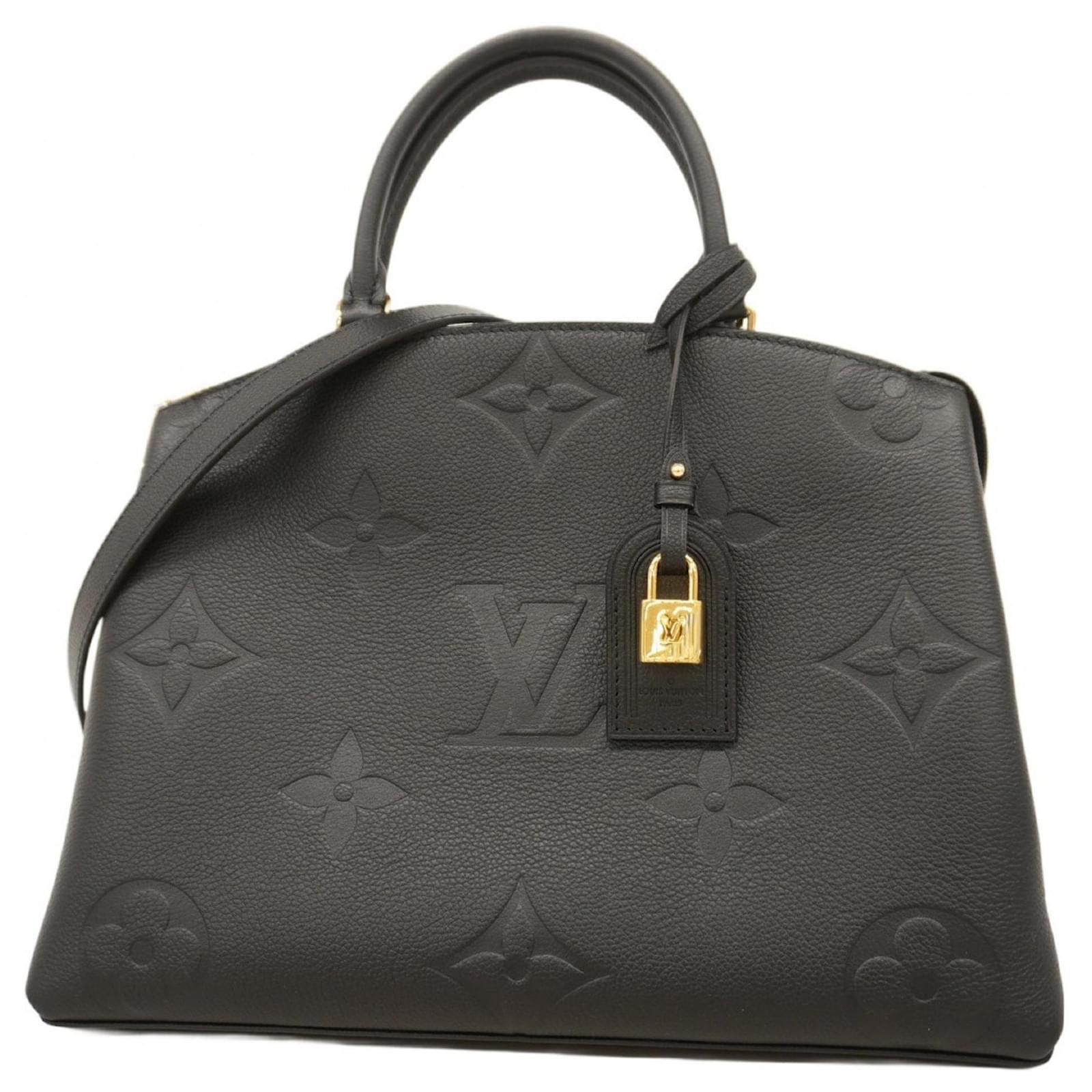 Louis Vuitton Monogram Empreinte Grand Palais MM Handbag Black ref