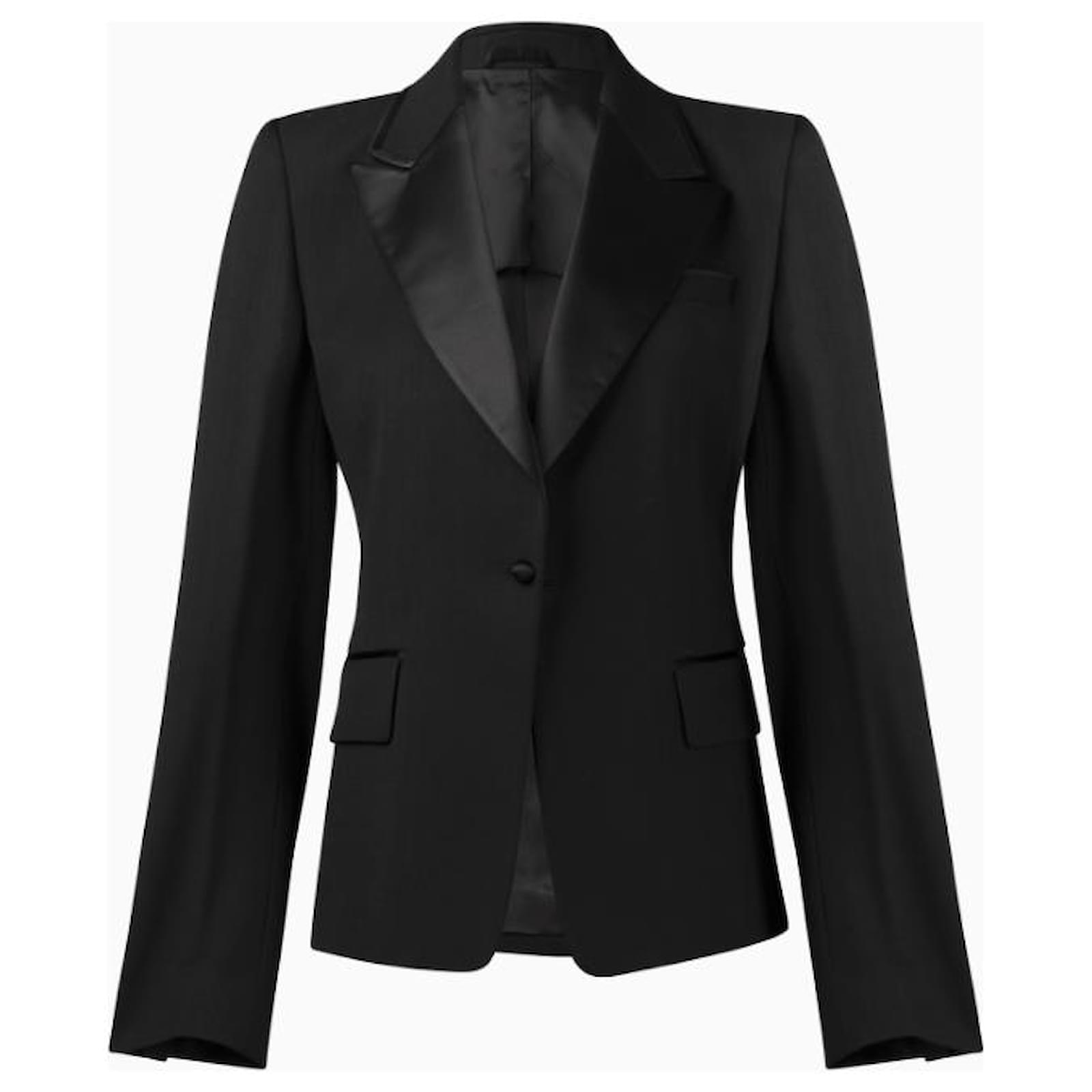 ジャケット・アウター Maison Martin Margiela Used MAISON MARTIN MARGIELA H&M Black Leather Moto Jacket