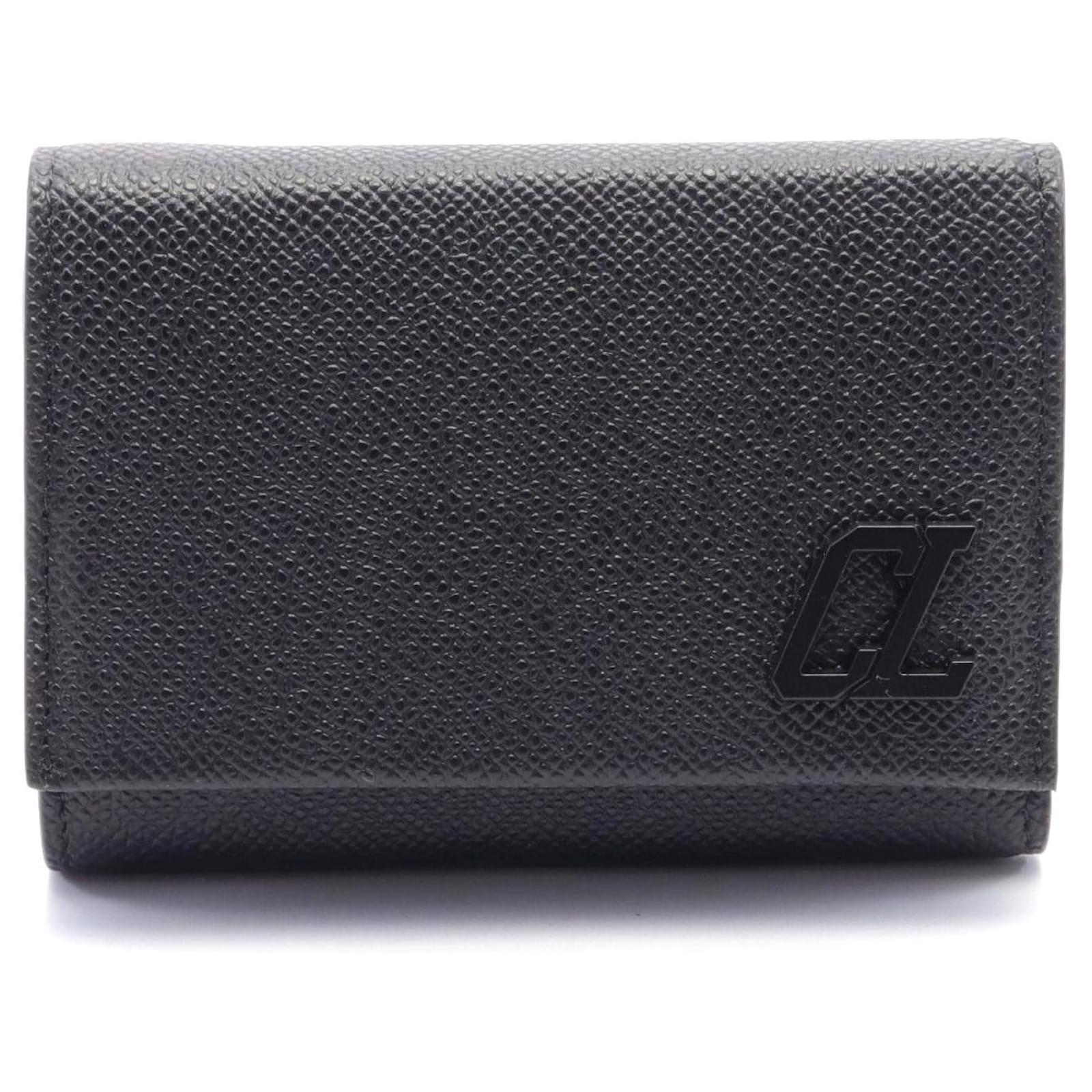 Portefeuille en cuir Groovy Christian Louboutin Veau façon poulain