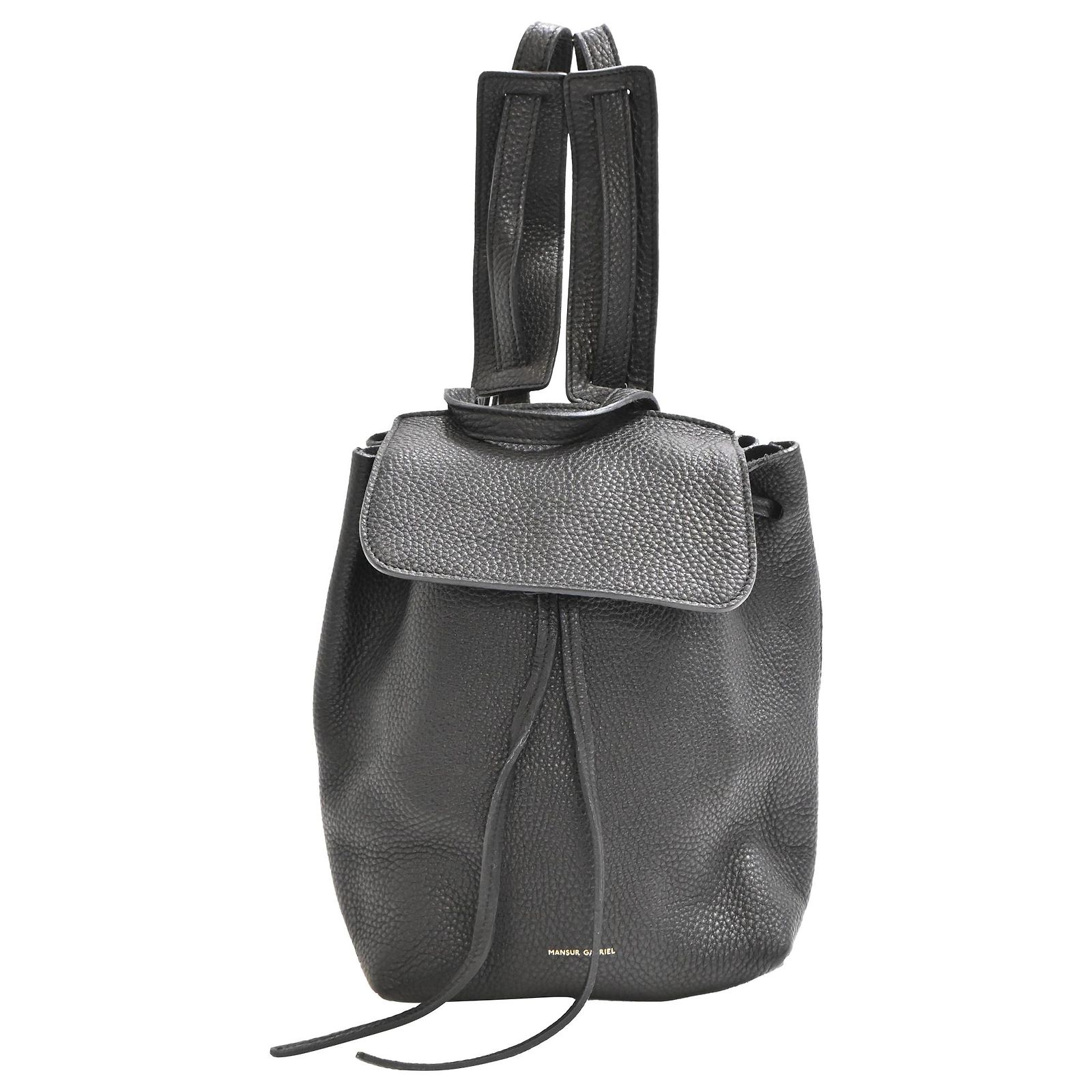 Mansur Gavriel Rucksack Backpack in Black Leather ref  display picture 2