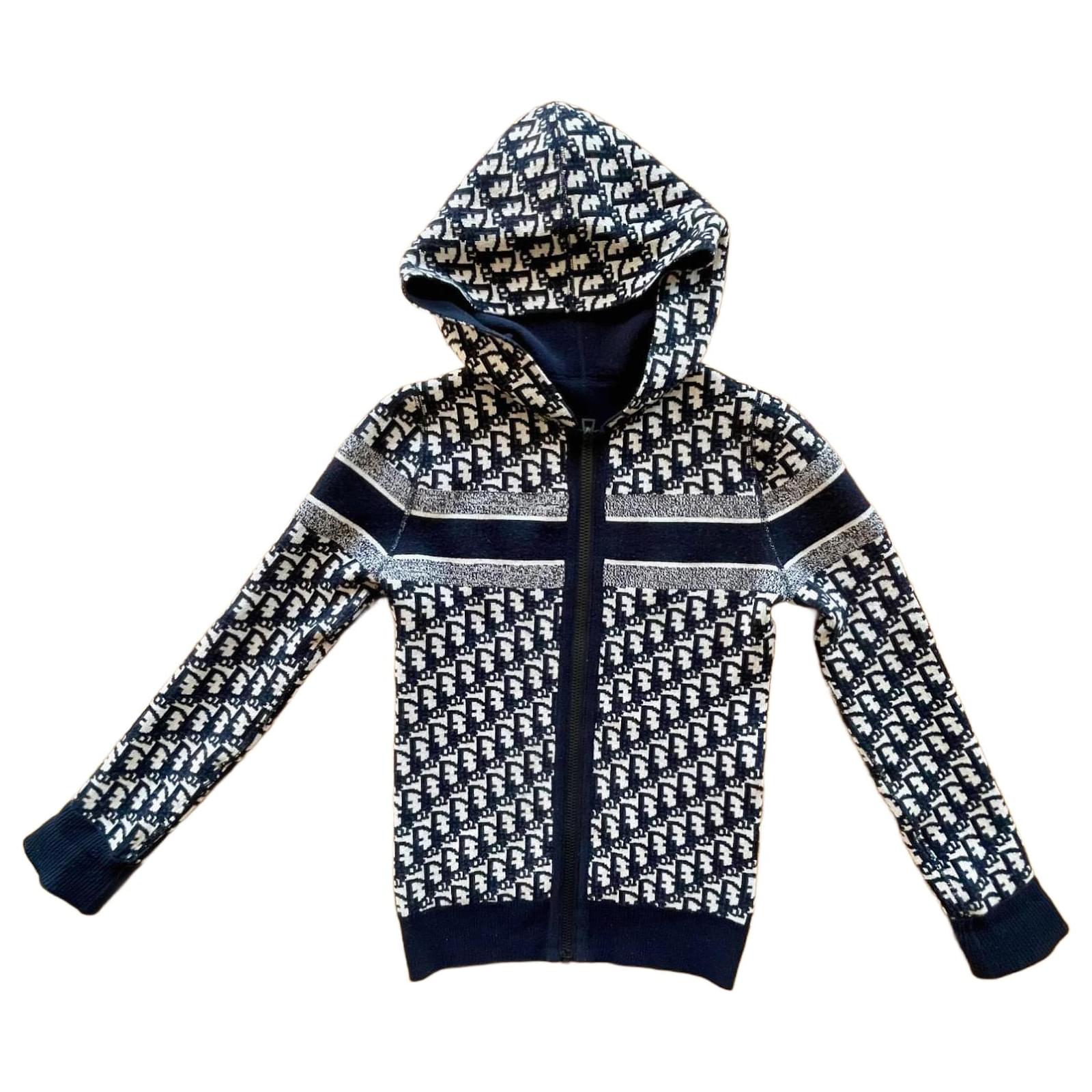 Christian Dior Reversible hooded cardigan Multiple colors Cashmere