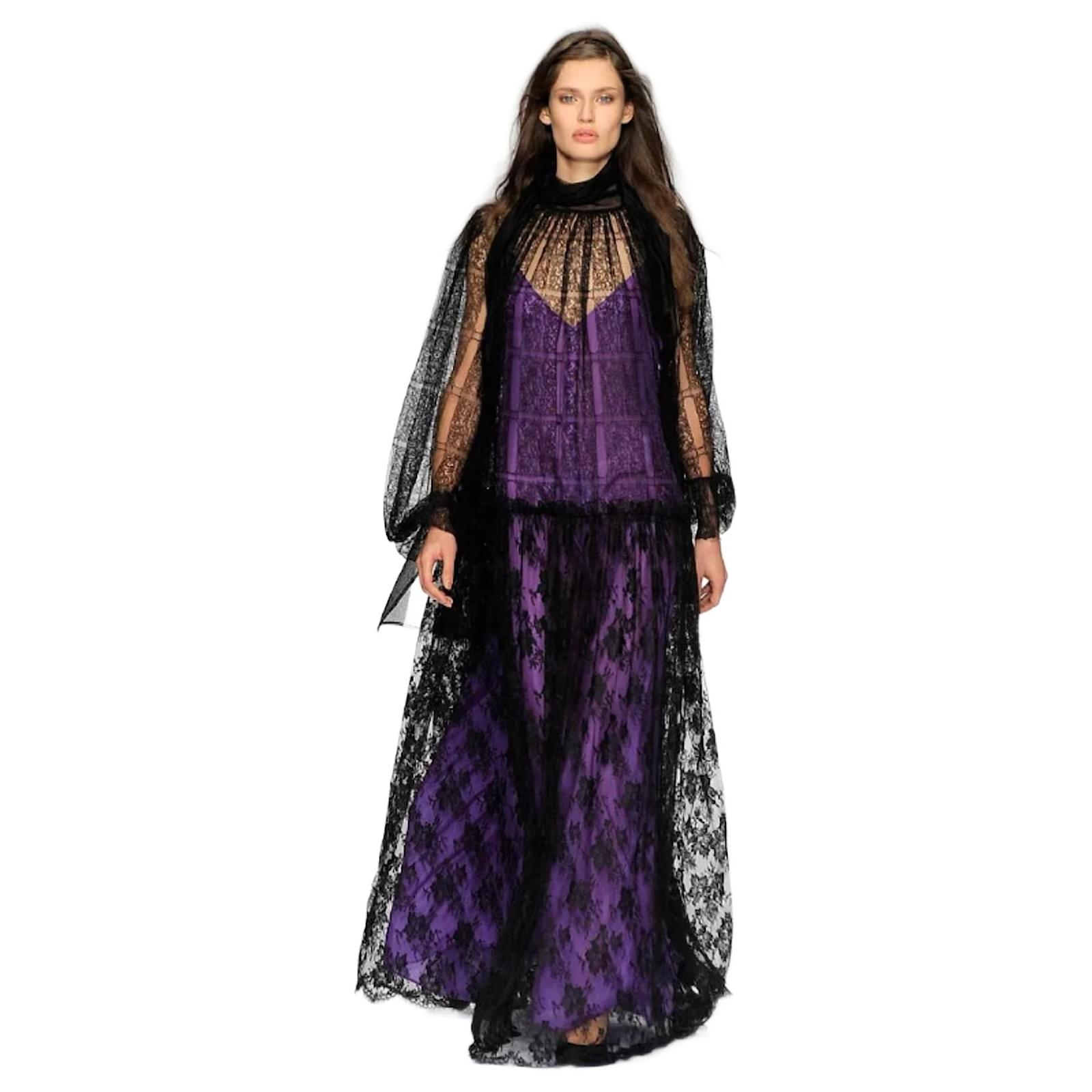 la perla purple dress Silk mid-length dress La Perla Purple size 42 IT in Silk