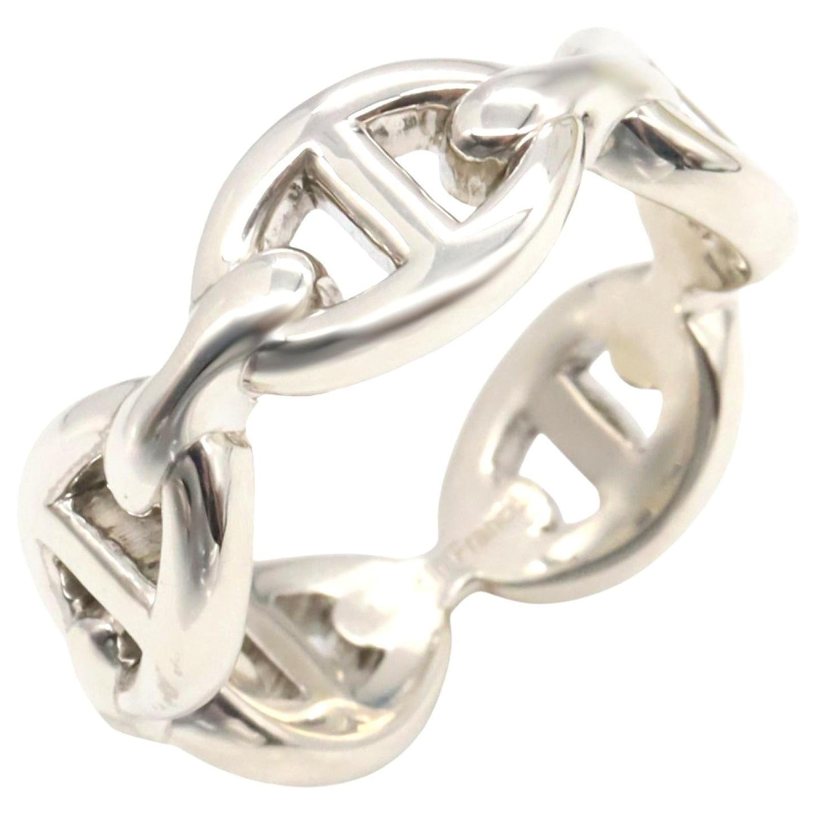 Ring Hermès Bague D'Ancre Unchained en Argent 925 Hermes Métal
