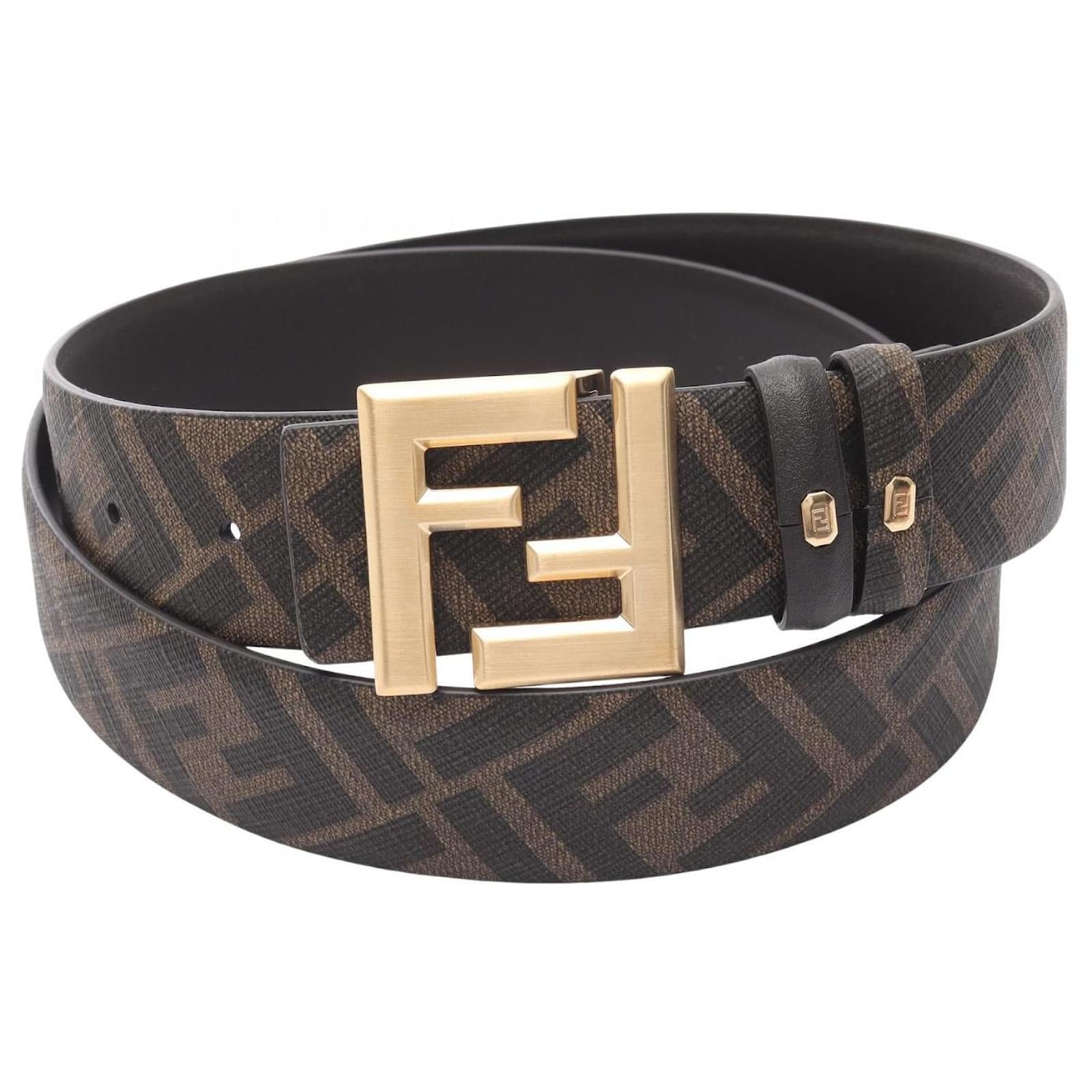 fendi brown belt