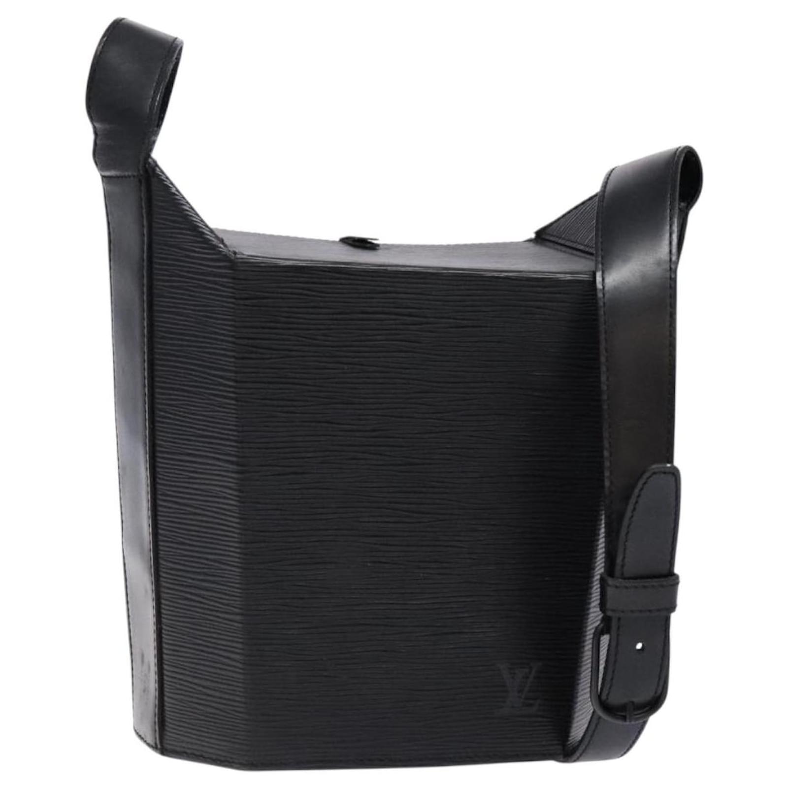 LOUIS VUITTON Sac Seau Épi Noir M80161 LV Auth 136362 Cuir ref