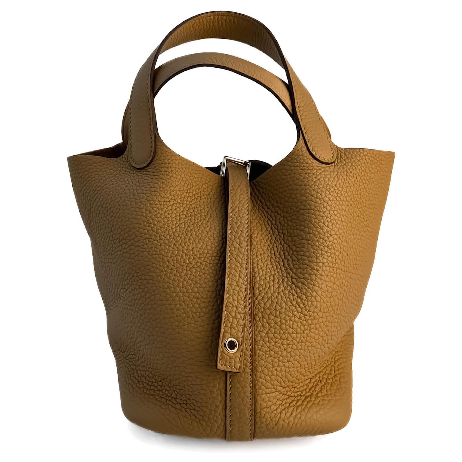 Hermès Picotin 18 Taurillon Clemence Leather Lock Bucket Handbag