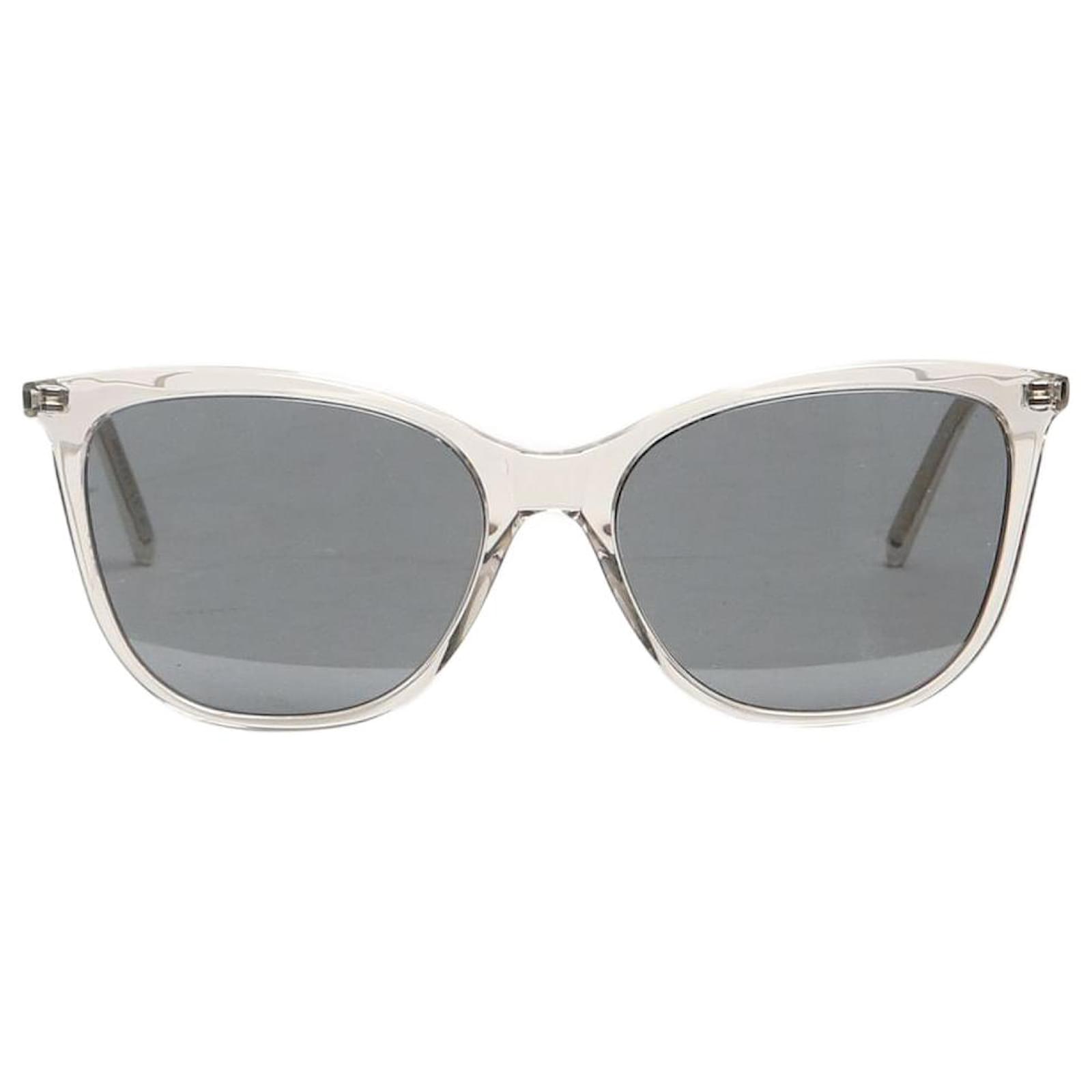 Saint Laurent Occhiali da sole trasparenti Acetato