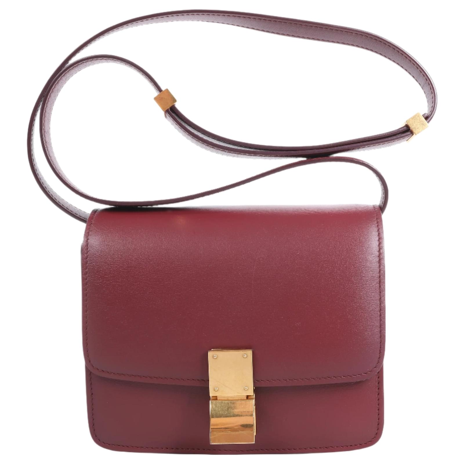 Classic Box Céline Sac à bandoulière en cuir classique Celine Box