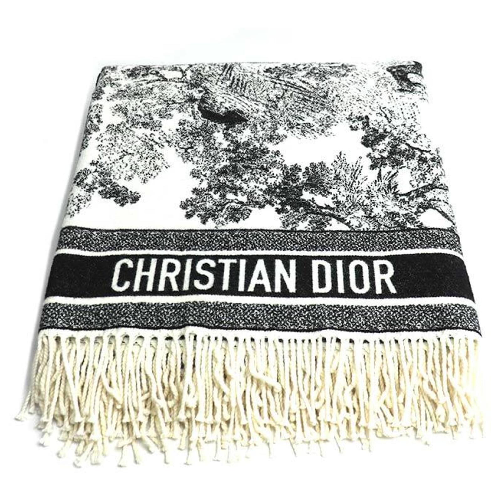 Christian Dior Multicolor Shawl Scarf Multiple colors Wool ref