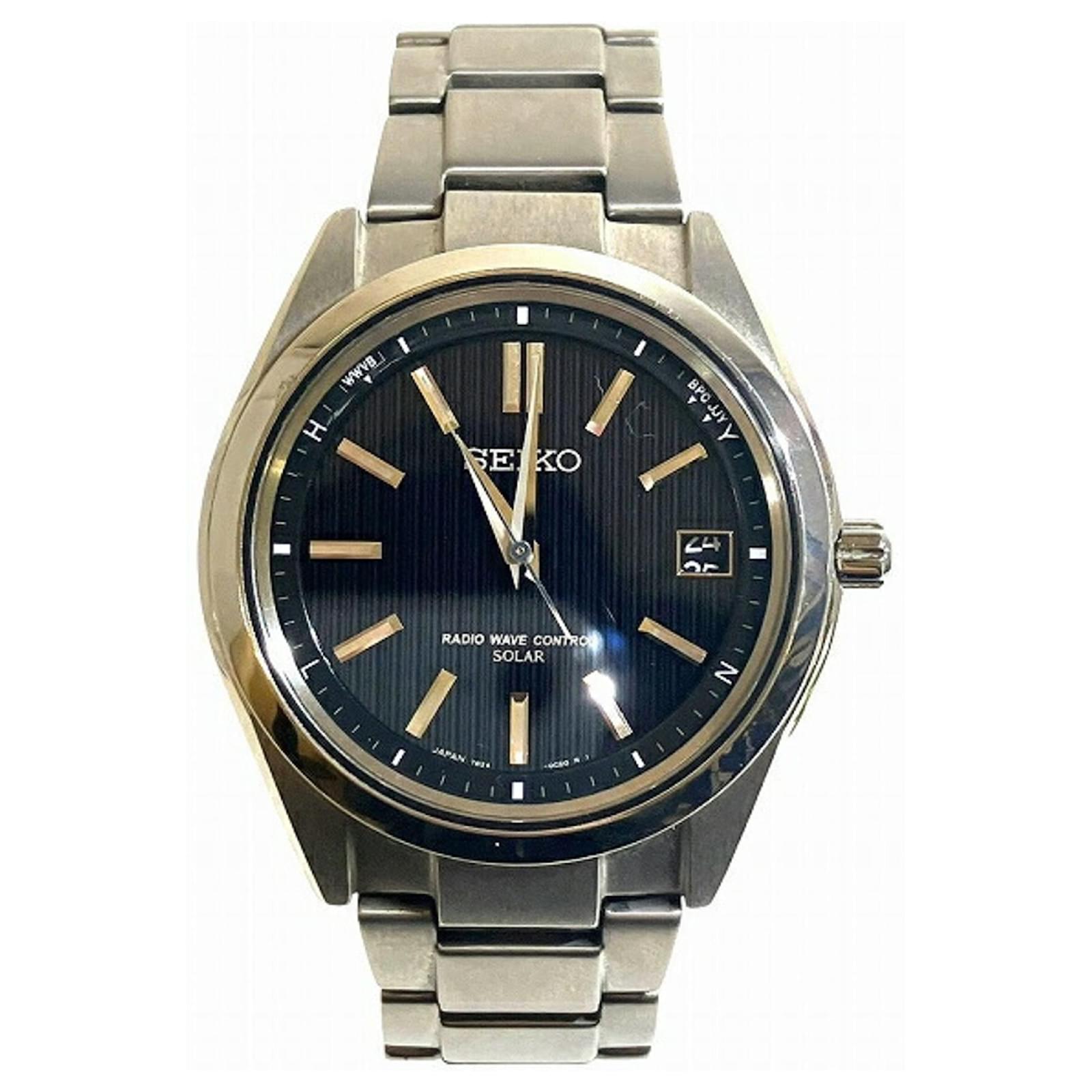 Seiko Brightz 7B24-0BH0 Radio-Controlled Solar Watch ref