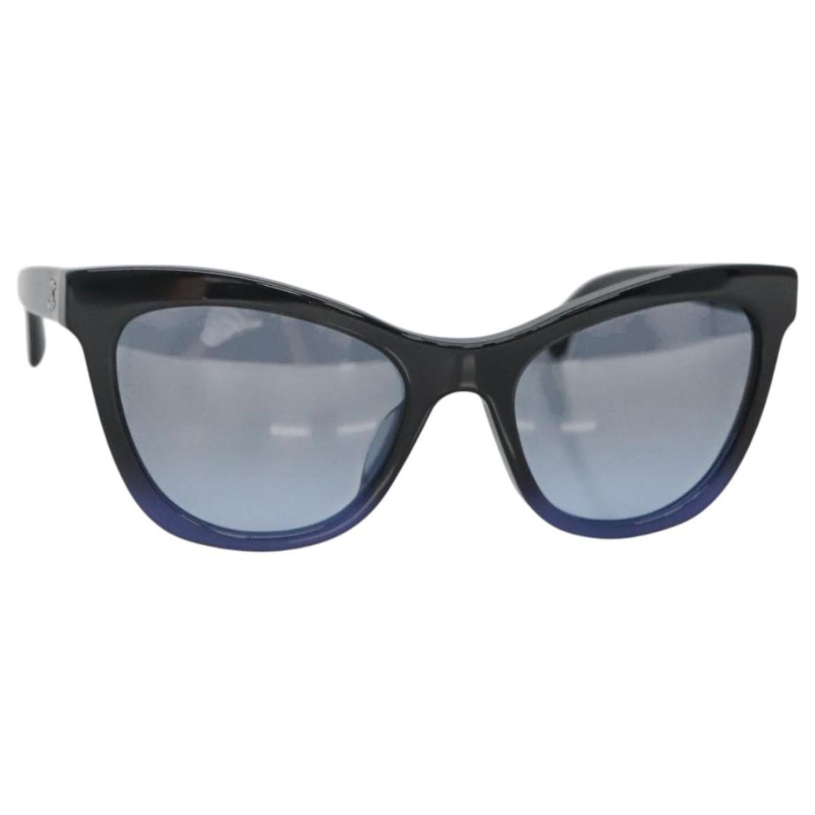 CHANEL Sunglasses plastic Black CC Auth sw1395V ref.2465176  display picture 2