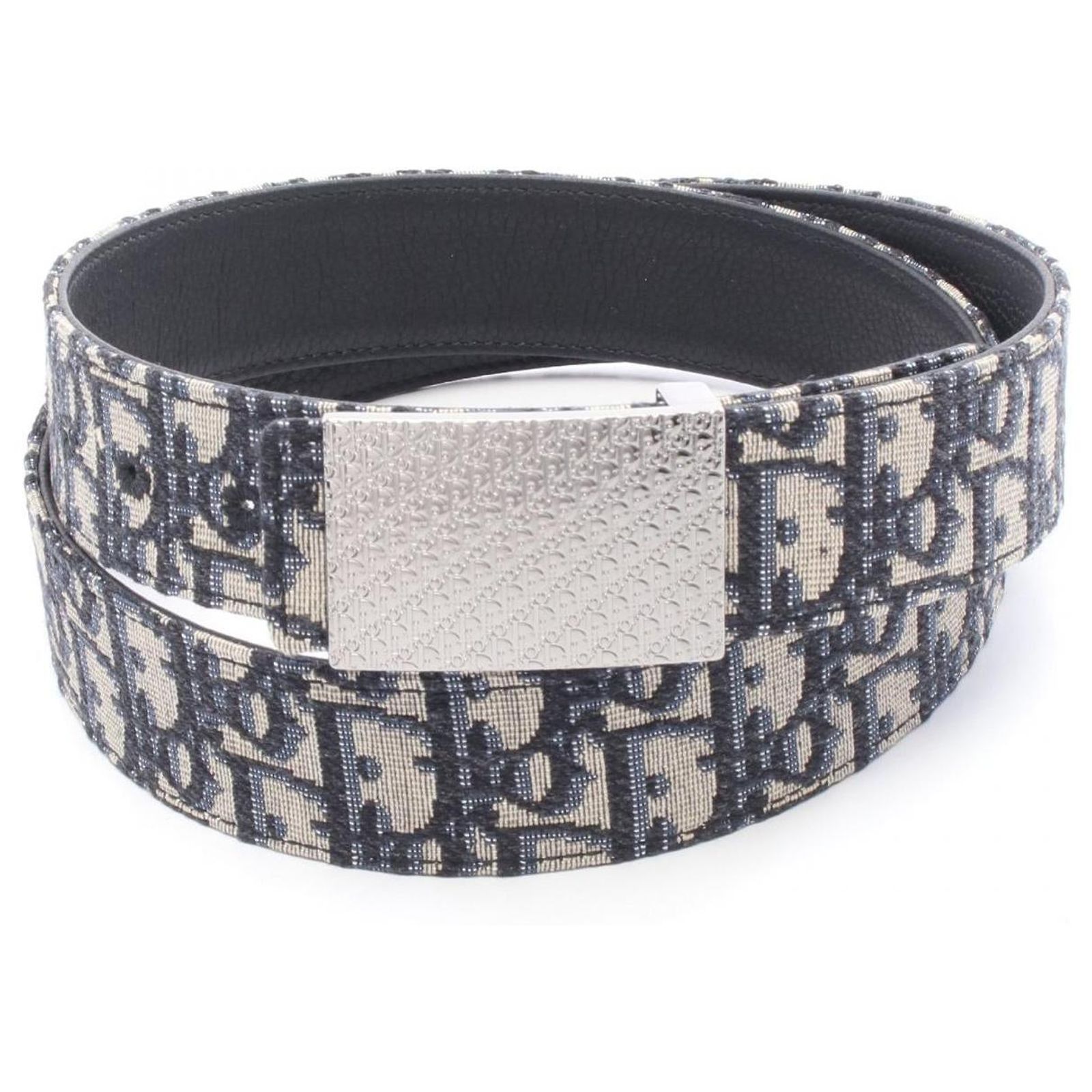 Dior Oblique Canvas Leather Belt Dior World Your Yellow Dior Oblique Reversible 35 MM  main image 4