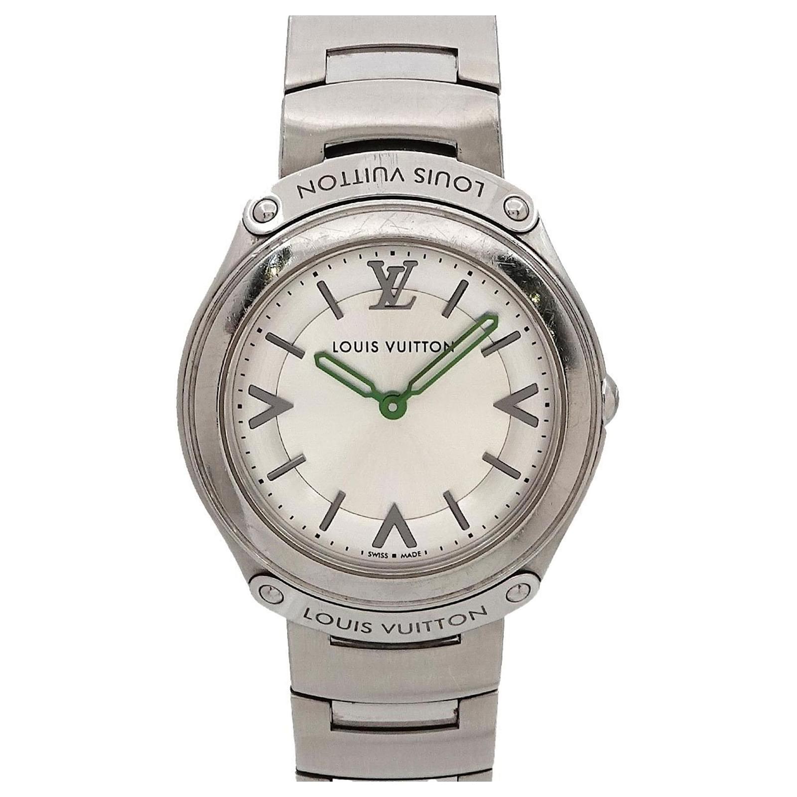 Louis Vuitton Fifty Five Q6J00 Women's Silver Quartz Watch ref