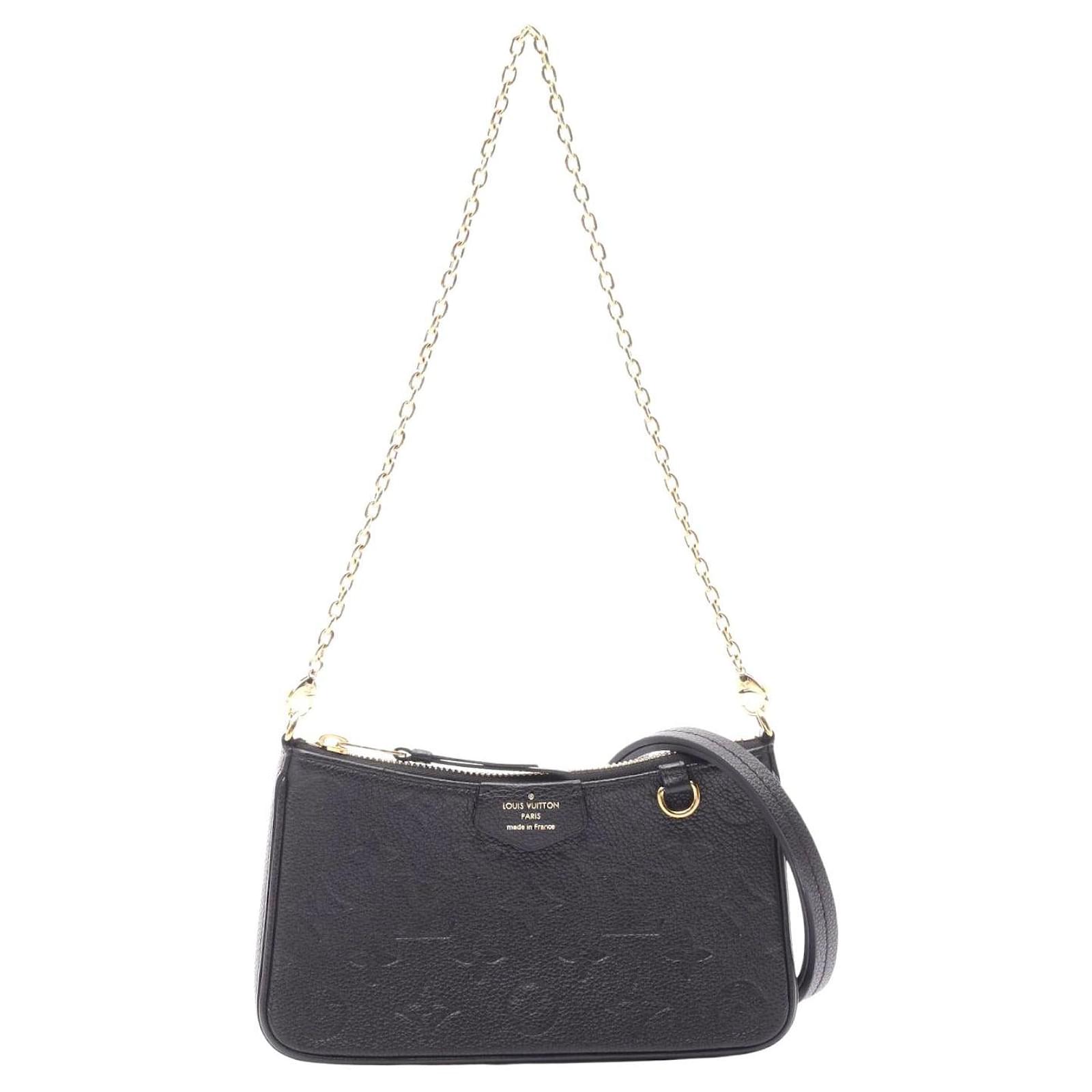 Pochette Scatola del Tempo Cuir Noir
