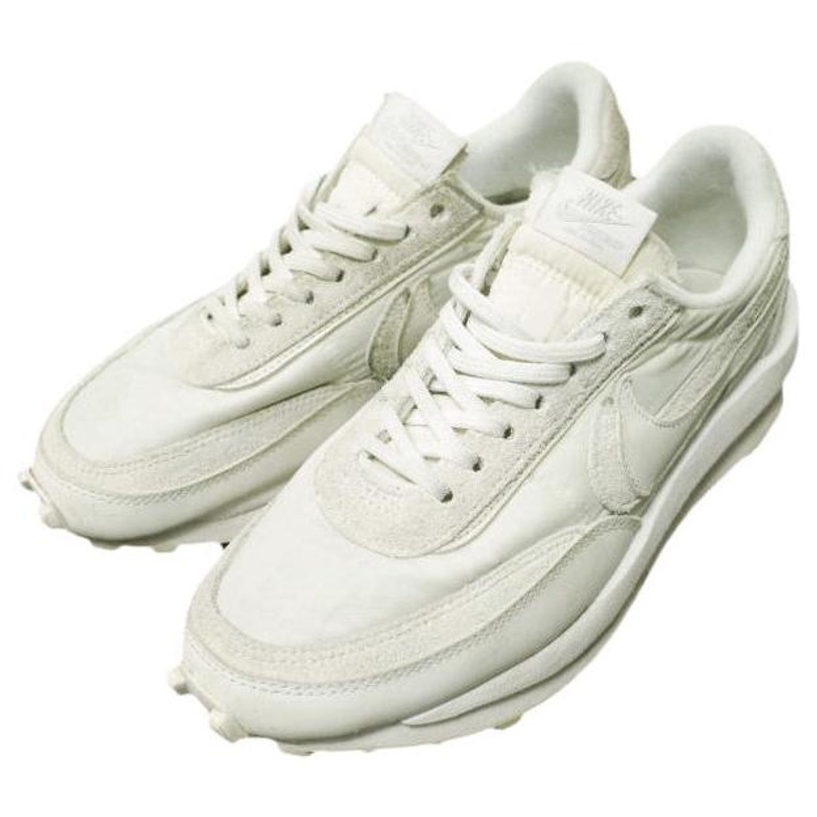 Nike x sacai LD WAFFLE Sneakers White Suede Leather Nylon ref 