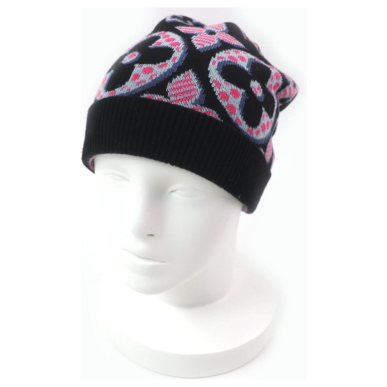 Louis Vuitton Bonnet Pop Monogram F/W 2018 Louis Vuitton Alps Damier Monogram Beanie Hat | eBay main image 4