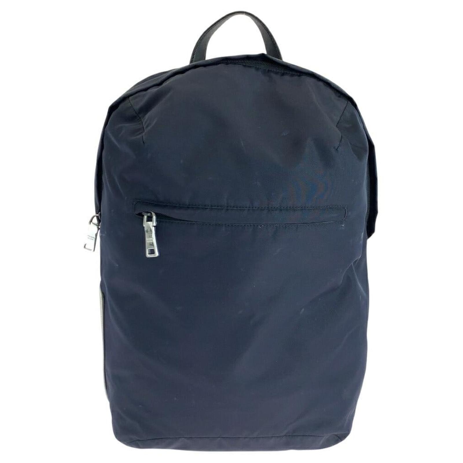 Prada Tessuto Nylon Backpack 173 Blue Navy blue Joli