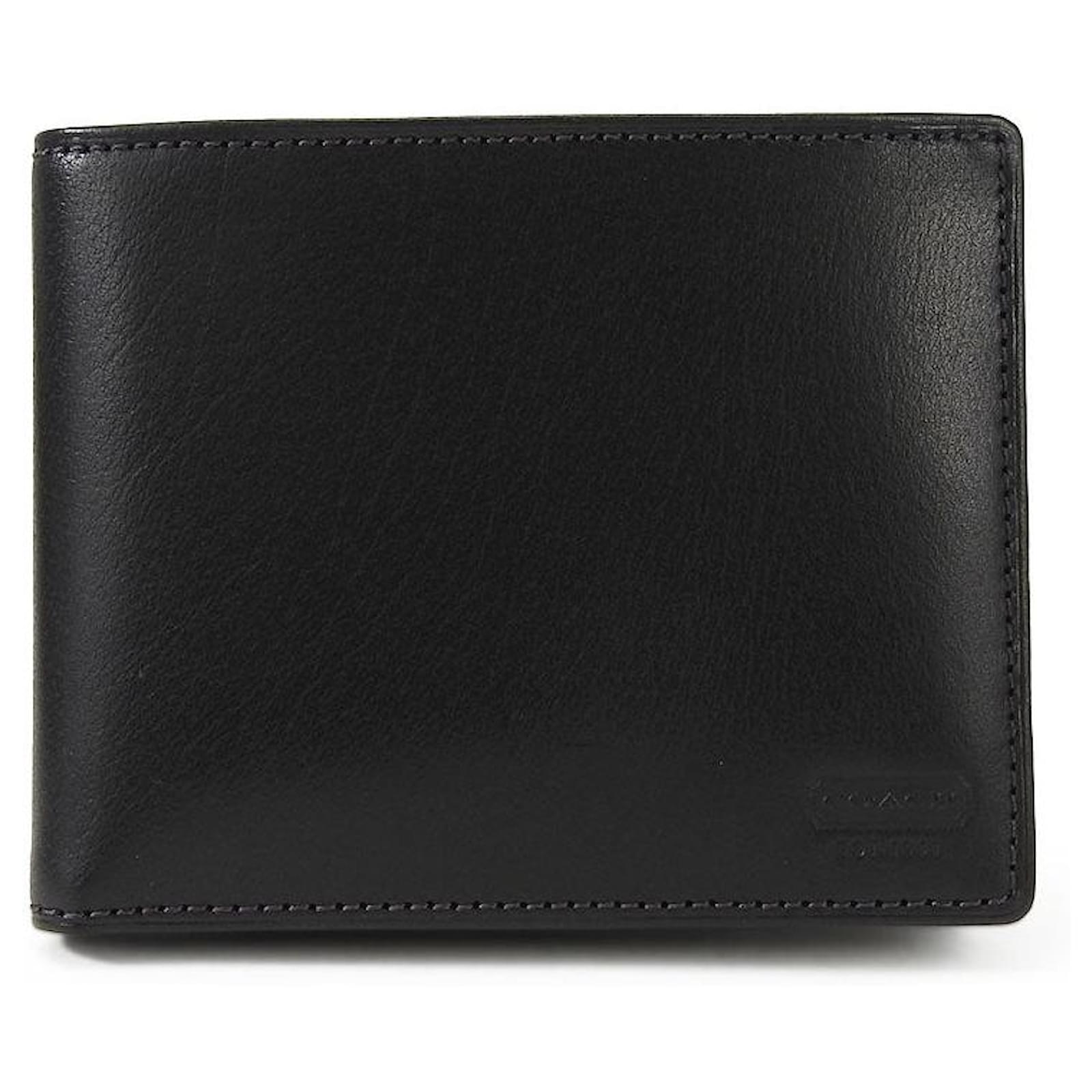 Coach Leather Bifold Wallet Black ref.JC2480638 (Sold) - Joli Closet