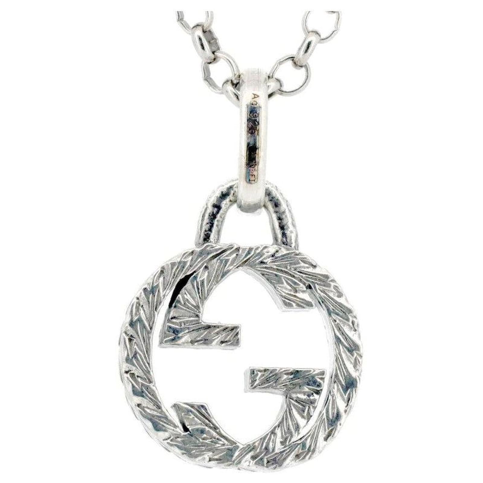 Gucci Arabesque AG925 Necklace Silvery Metal Joli Closet