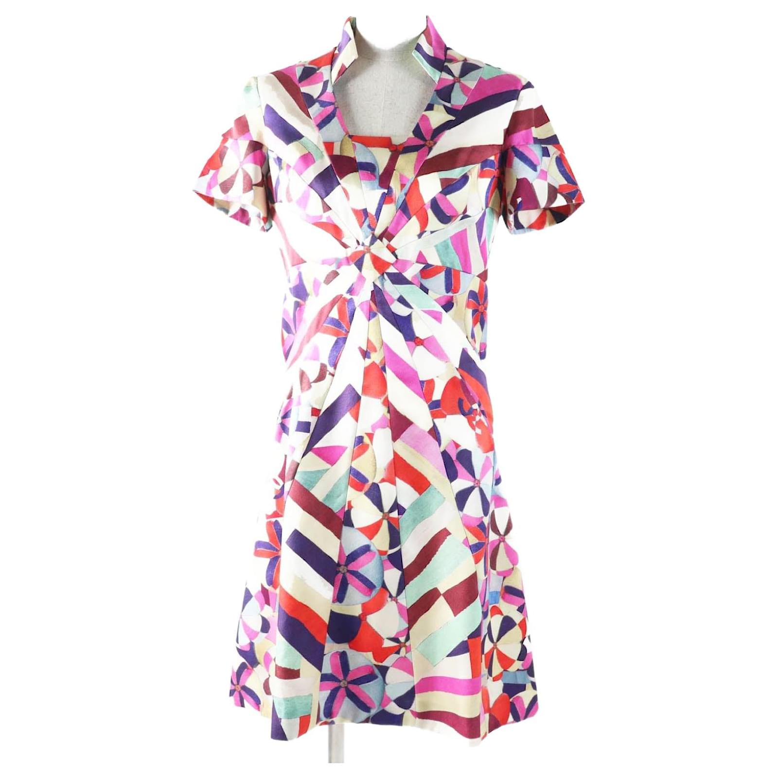 ワンピース CHANEL 07P COCO MARC BORDER ONE PIECE CHANEL 07P COCO MARC BORDER ONE PIECE レディース