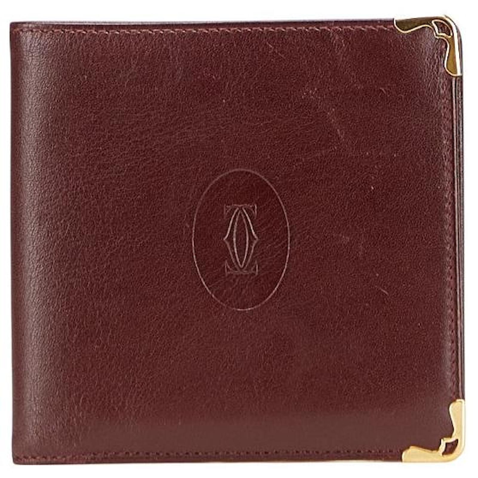 Billetera Cartier Cartera Cartier Cartier Cartera Con Logo En