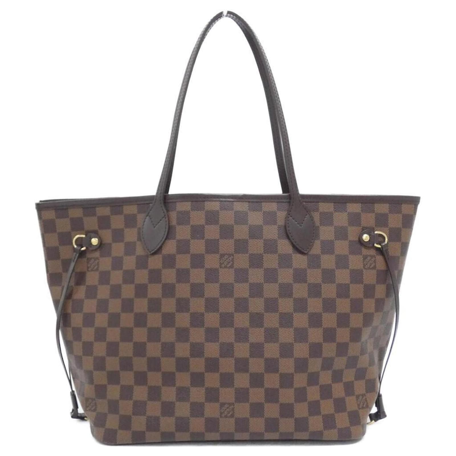 Louis Vuitton Damier Neverfull MM Handbag Damier ebene Cloth ref