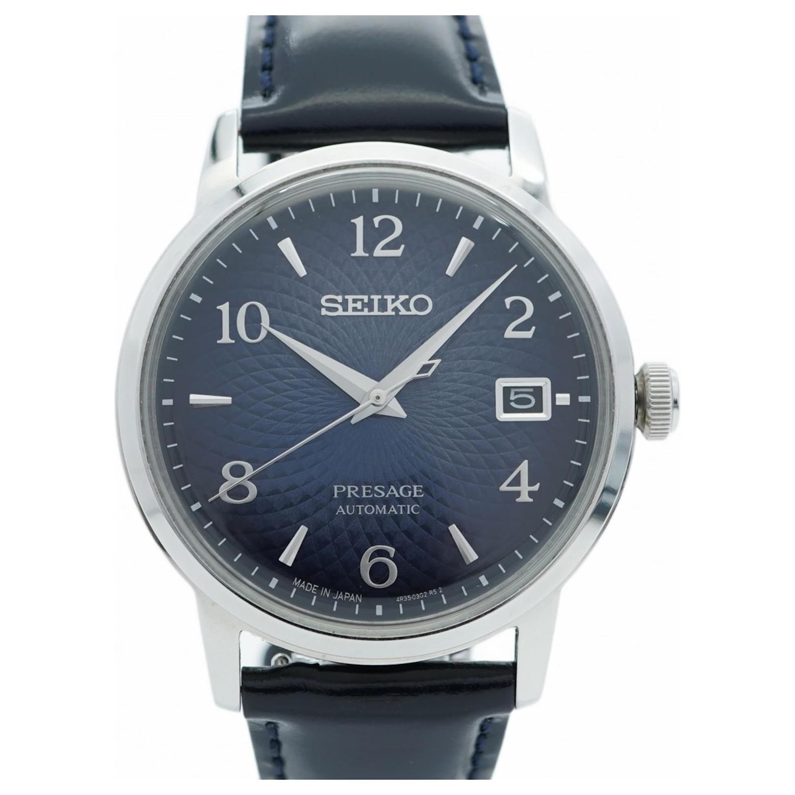 Seiko Presage 4R35-04A0 Navy Dial Men's Watch ref.JC2487120 (Sold