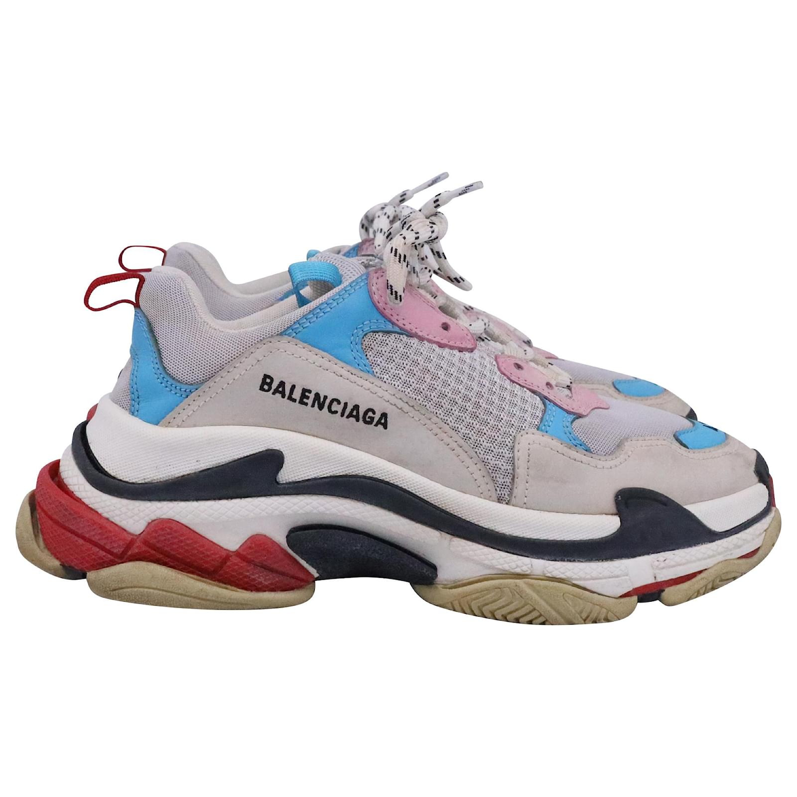 Balenciaga Triple S Sneakers in Multicolor Polyester Multiple