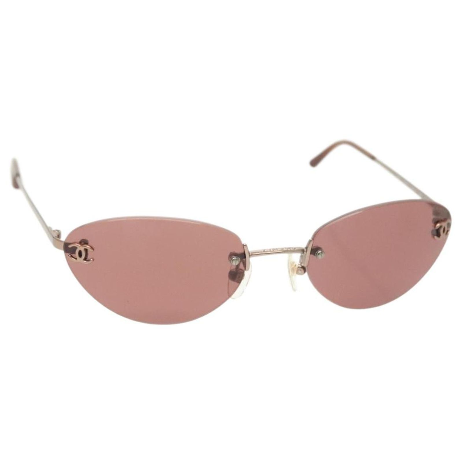 CHANEL Sunglasses Plastic Pink CC Auth am9009V ref.2487723  display picture 2