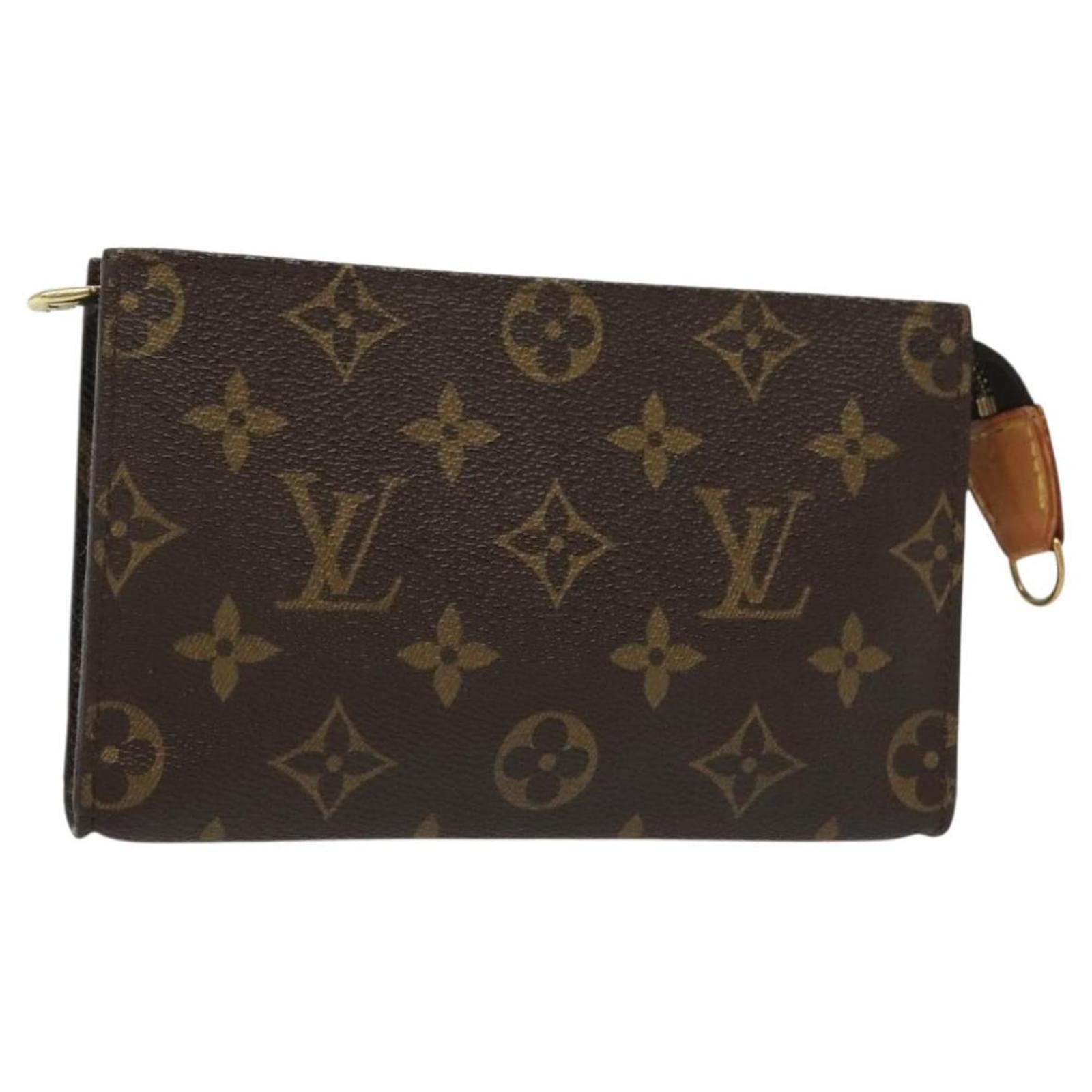 LOUIS VUITTON Monogram Bucket PM Accessory Pouch LV Auth 139628 Cloth ...