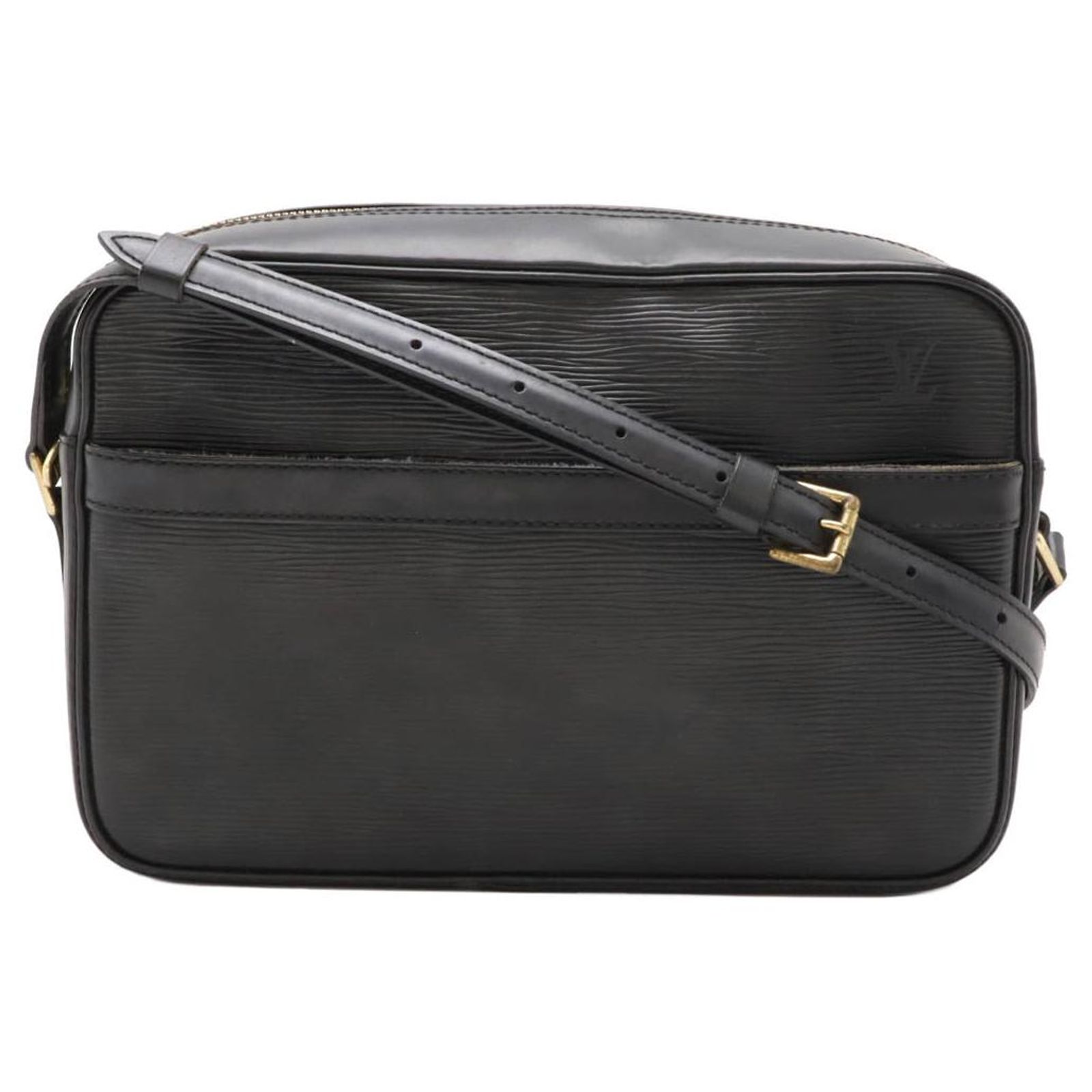 LV ショルダーバッグ Louis Vuitton Epi Leather Trocadero 27 Shoulder Bag Black Pony