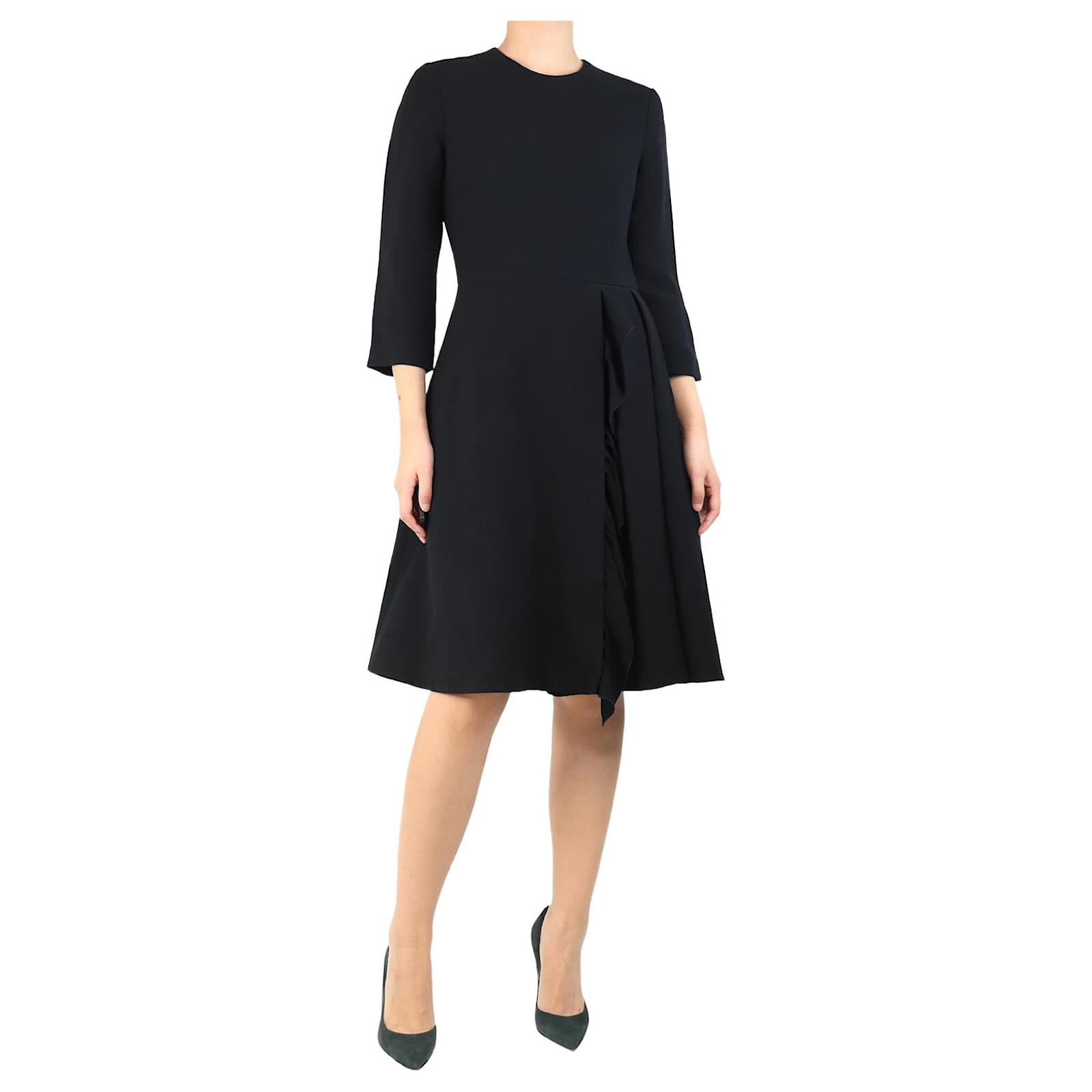 navy blue dress for baby girl Prada 2015 Knee-Length Dress - Black Dresses, Clothing - PRA1151390 main image 1
