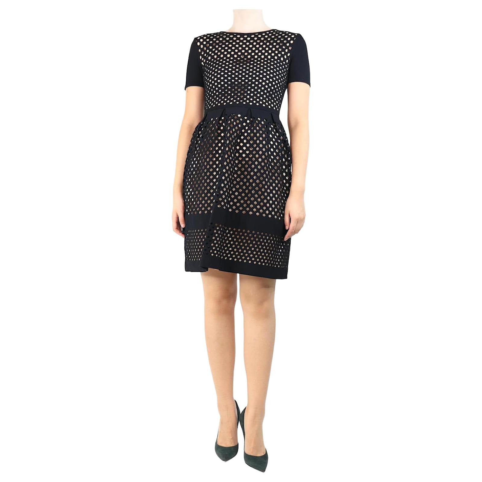 Evening Gowns Fendi Dress Uk Fendi Black Abito Lace Dress Size UK