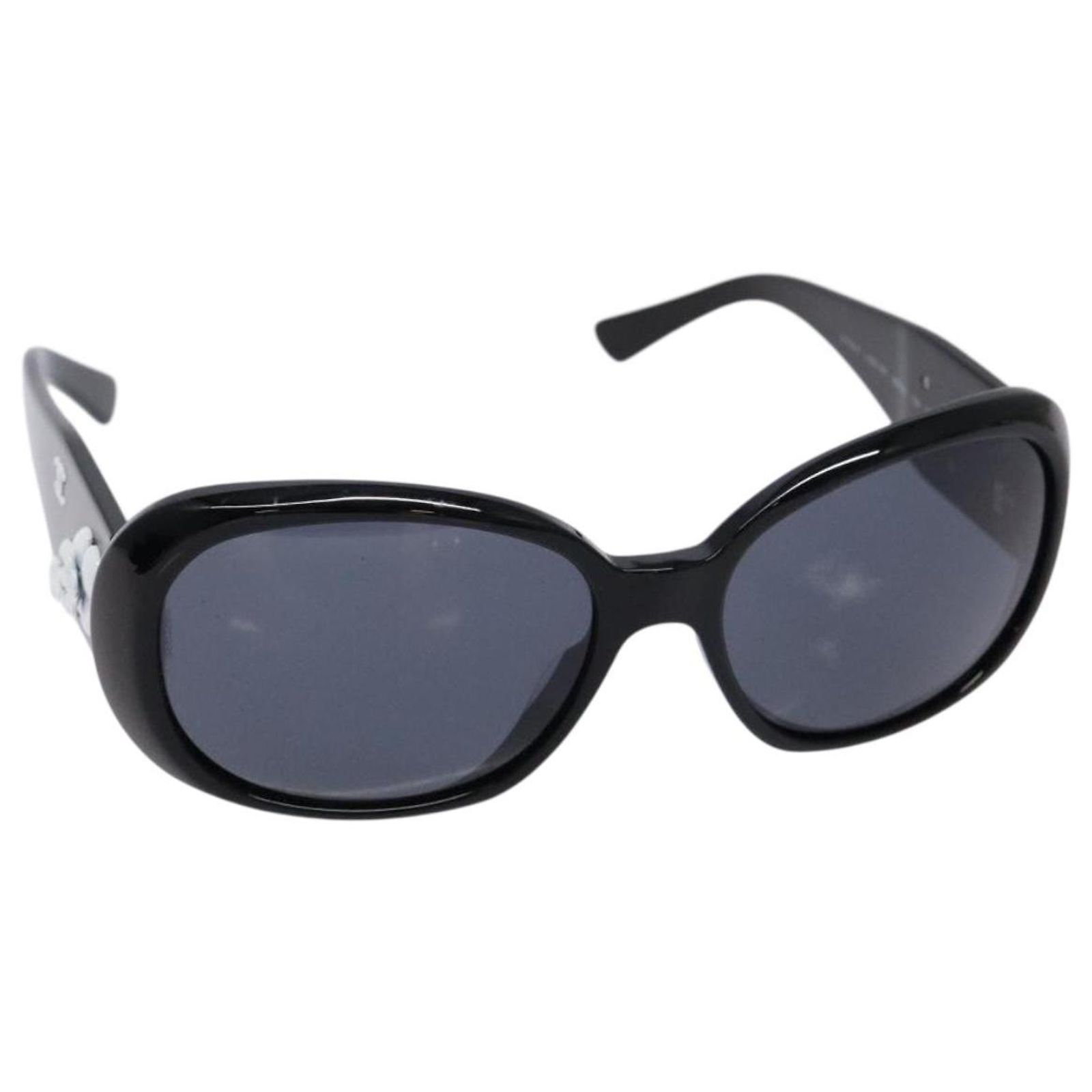 CHANEL Sunglasses Plastic Black CC Auth ac3857 ref.2498985  display picture 2