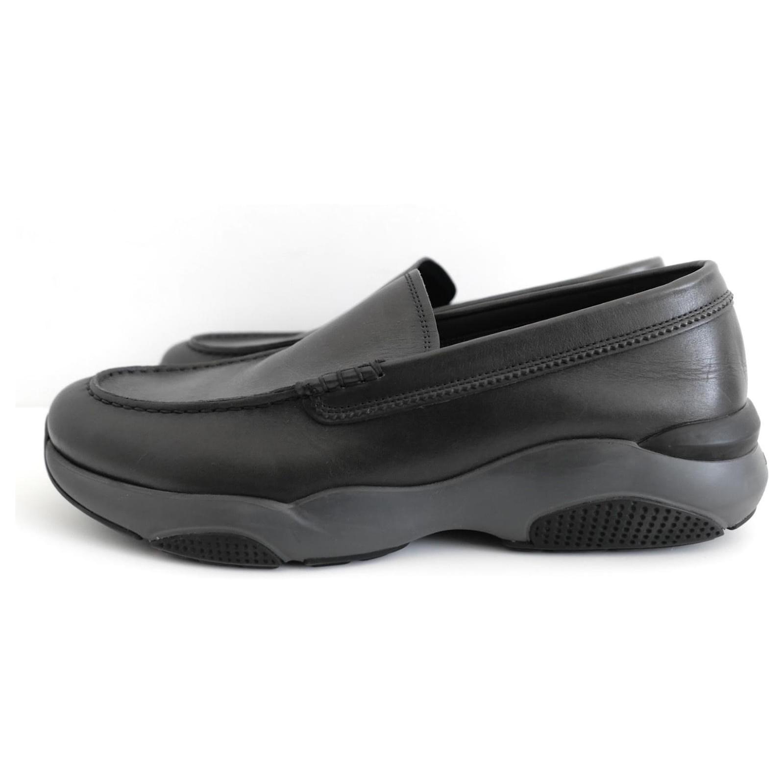 Salvatore Ferragamo Mocasines de Suela Moldeada Ferragamo Negro