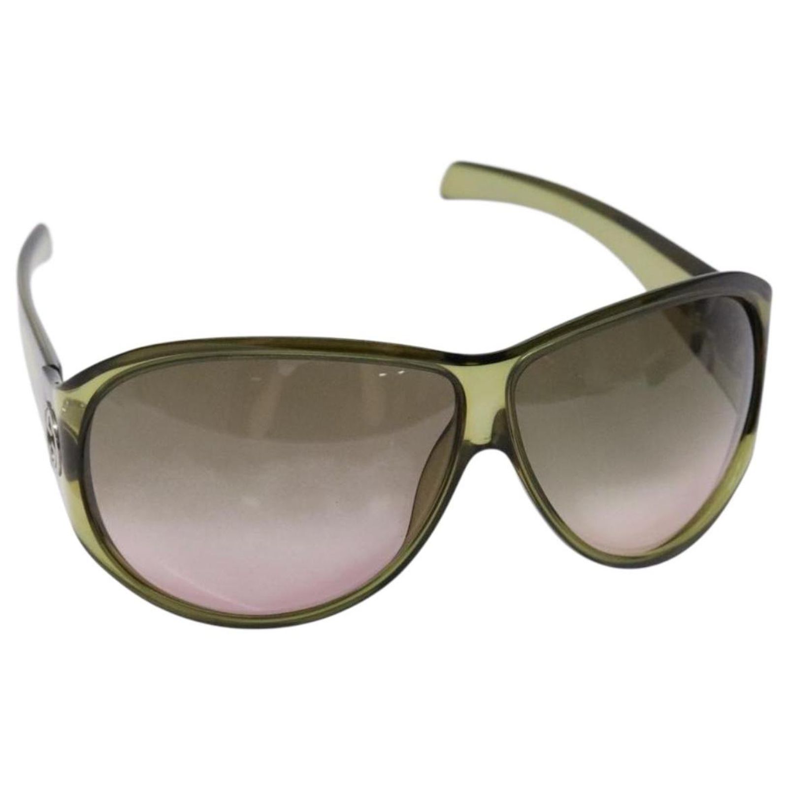 GUCCI Sunglasses plastic Green Auth yk19495 ref.2503462 