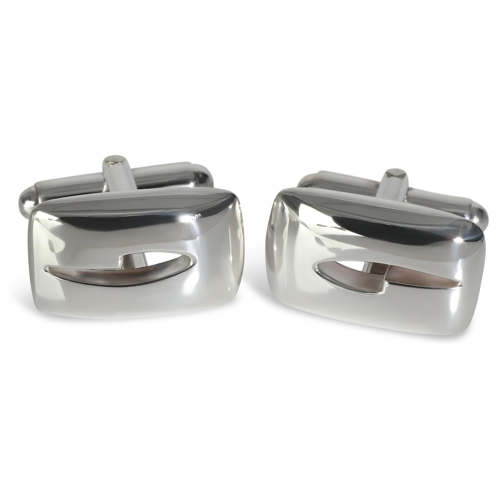 Gucci Sterling Silver Vintage Cufflinks Joli Closet