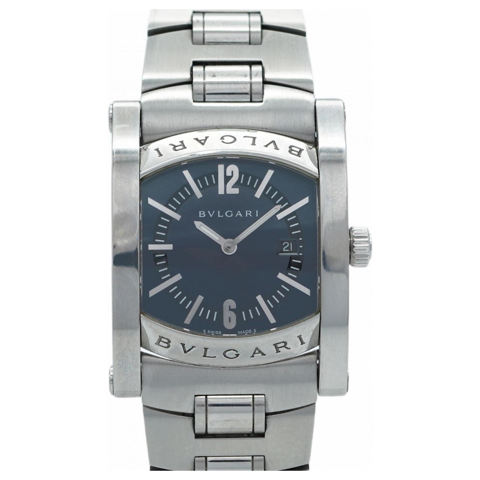 Bulgari Reloj para hombre Bvlgari Assioma AA39S con esfera azul