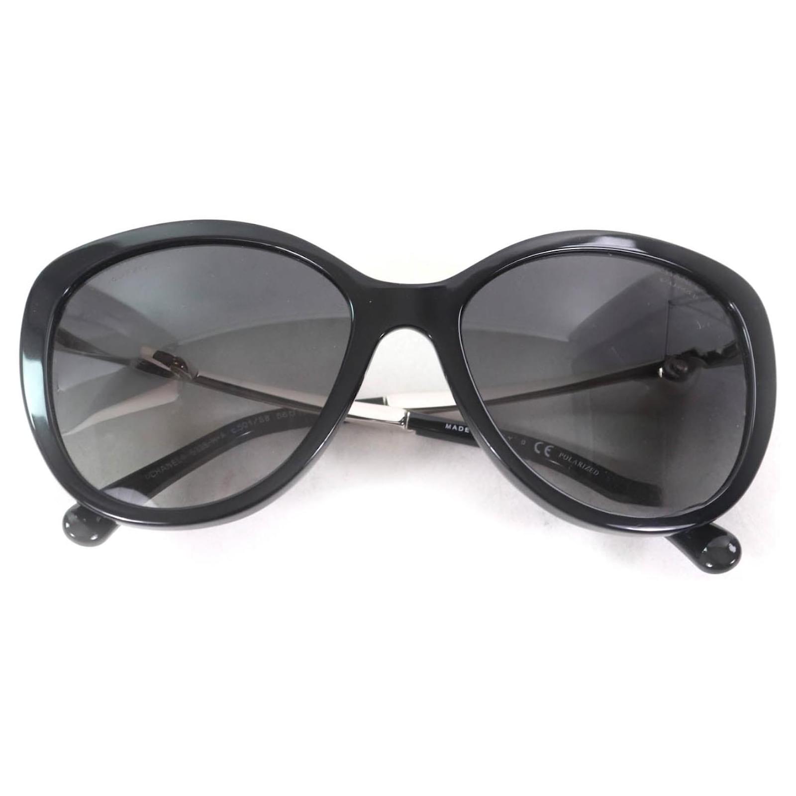 Chanel 5338-H-A Sunglasses Black Plastic ref.JC2509436 (Sold